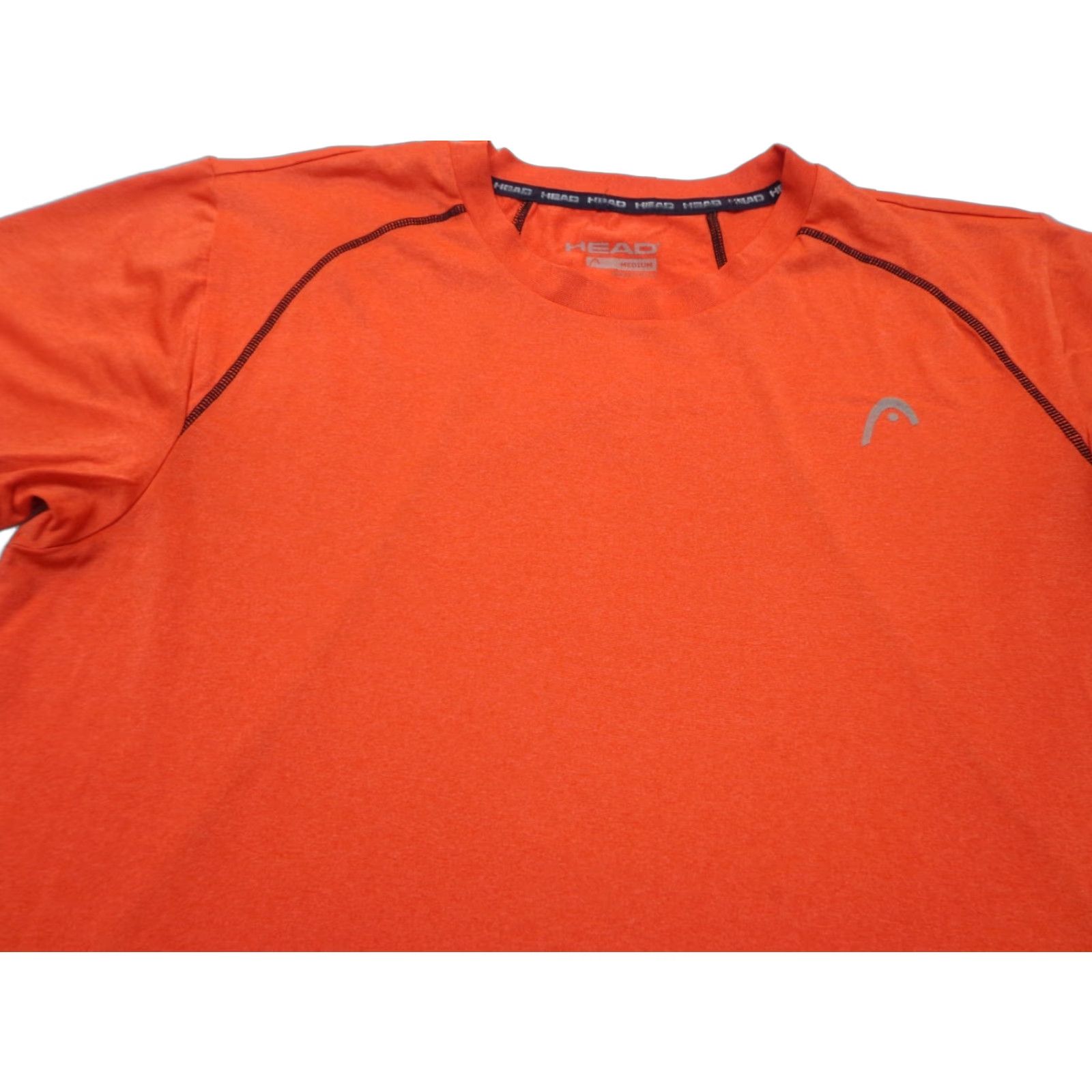 Vintage HEAD T-Shirt Men Medium Orange Hypertek Logo Short Sleeve Crew Neck Easy Care Sports Classic Size US M / EU 48-50 / 2 - 1 Thumbnail