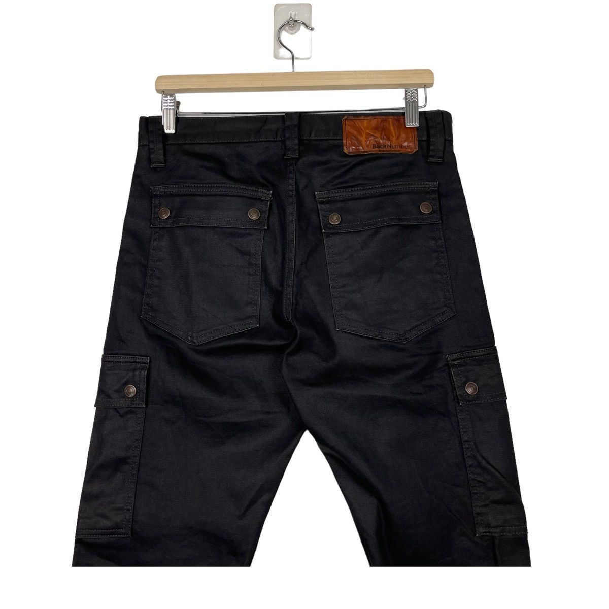 Beauty Beast × Japanese Brand 💥BACK NUMBER JAPAN WAXED CARGO JEAN BONDAGE TACTICAL Size US 32 / EU 48 - 8 Thumbnail
