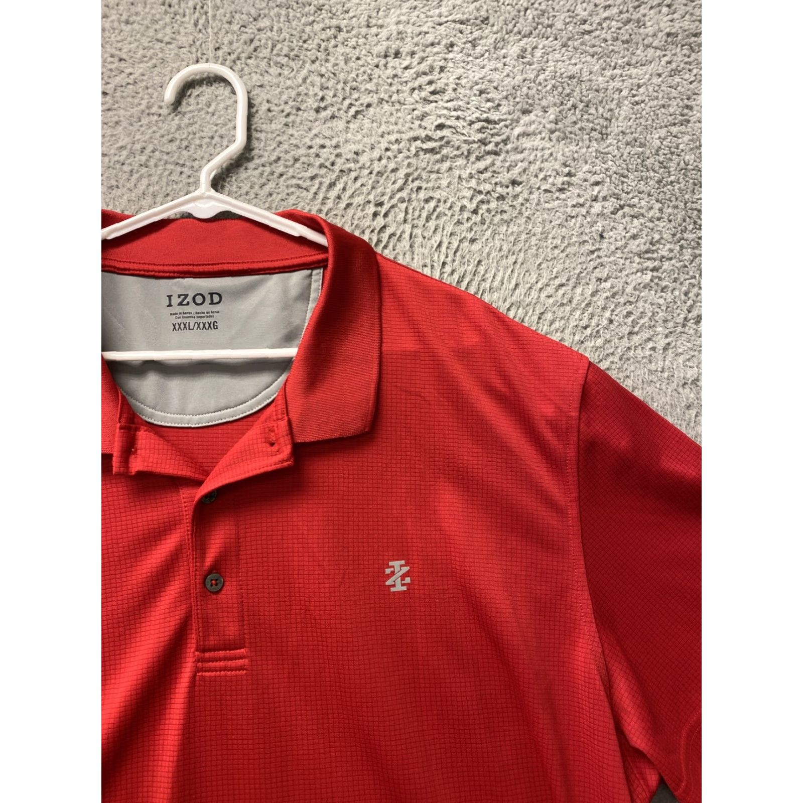 Izod IZOD Polo Shirt Mens XXXL Red Short Sleeve / 111-20 Size US XXL / EU 58 / 5 - 2 Thumbnail