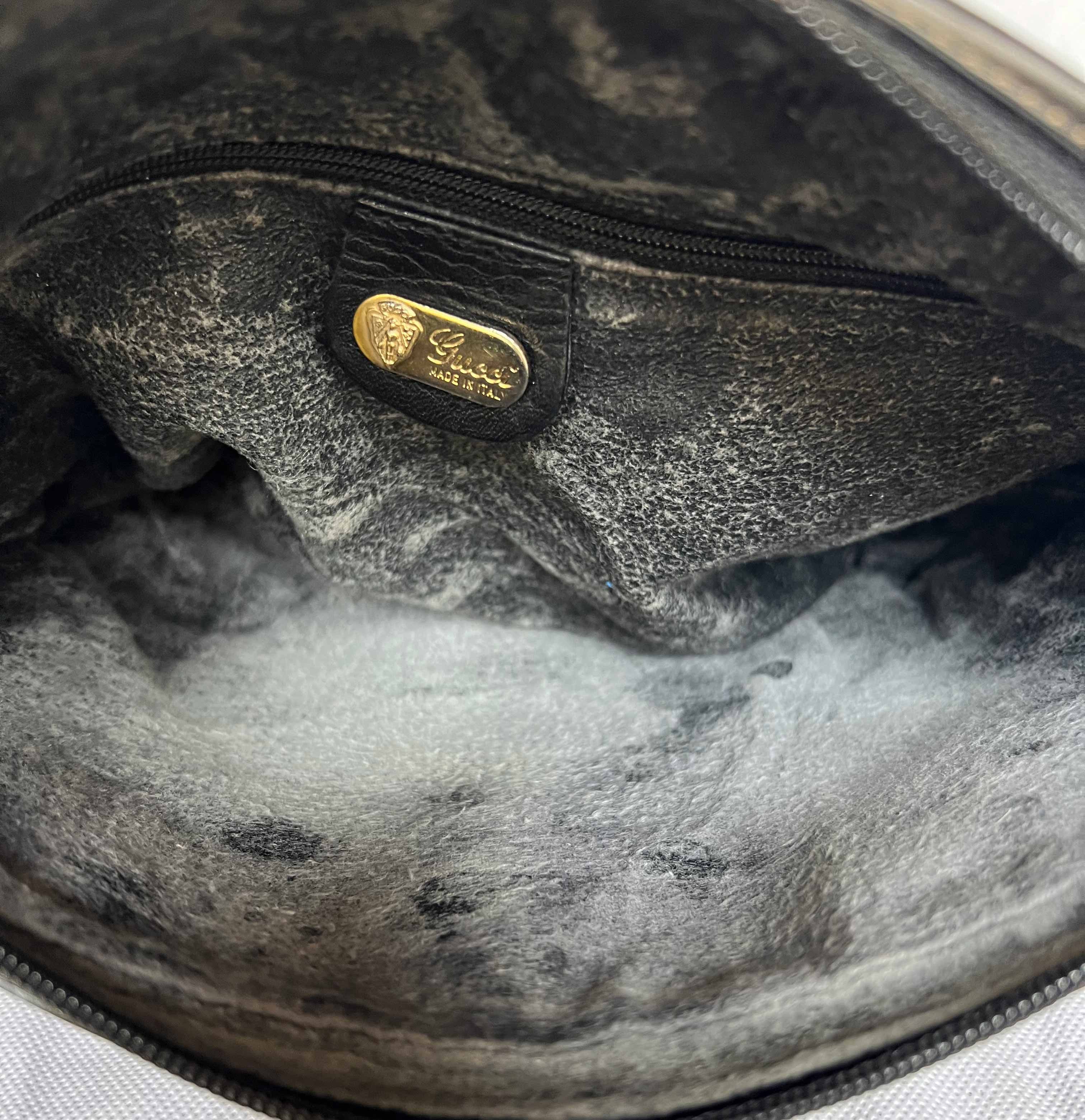 Gucci Gucci vintage Monogram black canvas bag. Size ONE SIZE - 9 Thumbnail