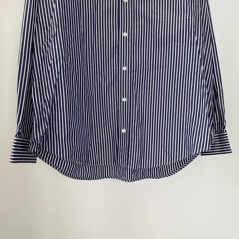 Balenciaga Balenciaga size 37 Embroidered logo silhouette striped shir Size US M / EU 48-50 / 2 - 4 Thumbnail