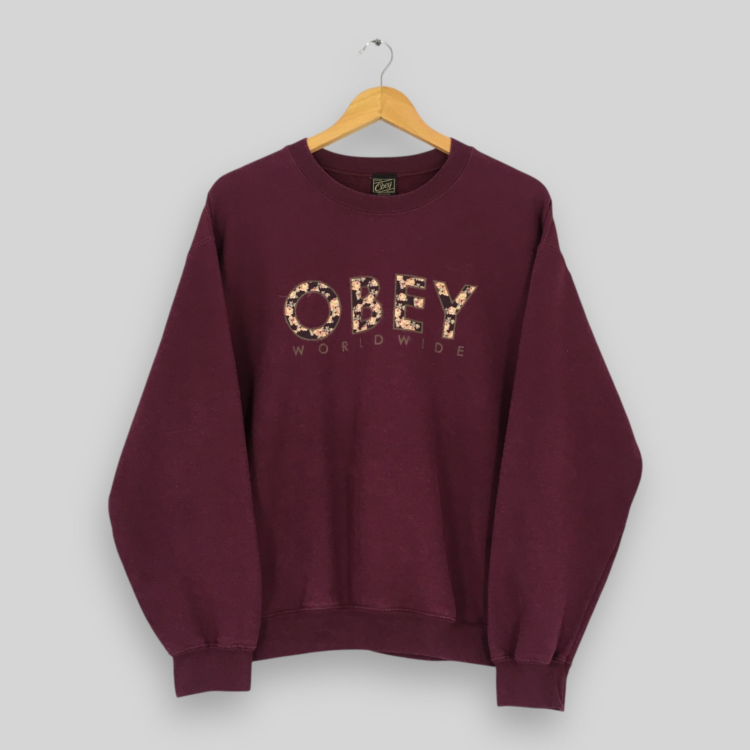Obey × Vintage Vintage Y2K Obey Worldwide Propaganda Sweatshirt Medium Size US M / EU 48-50 / 2 - 1 Thumbnail