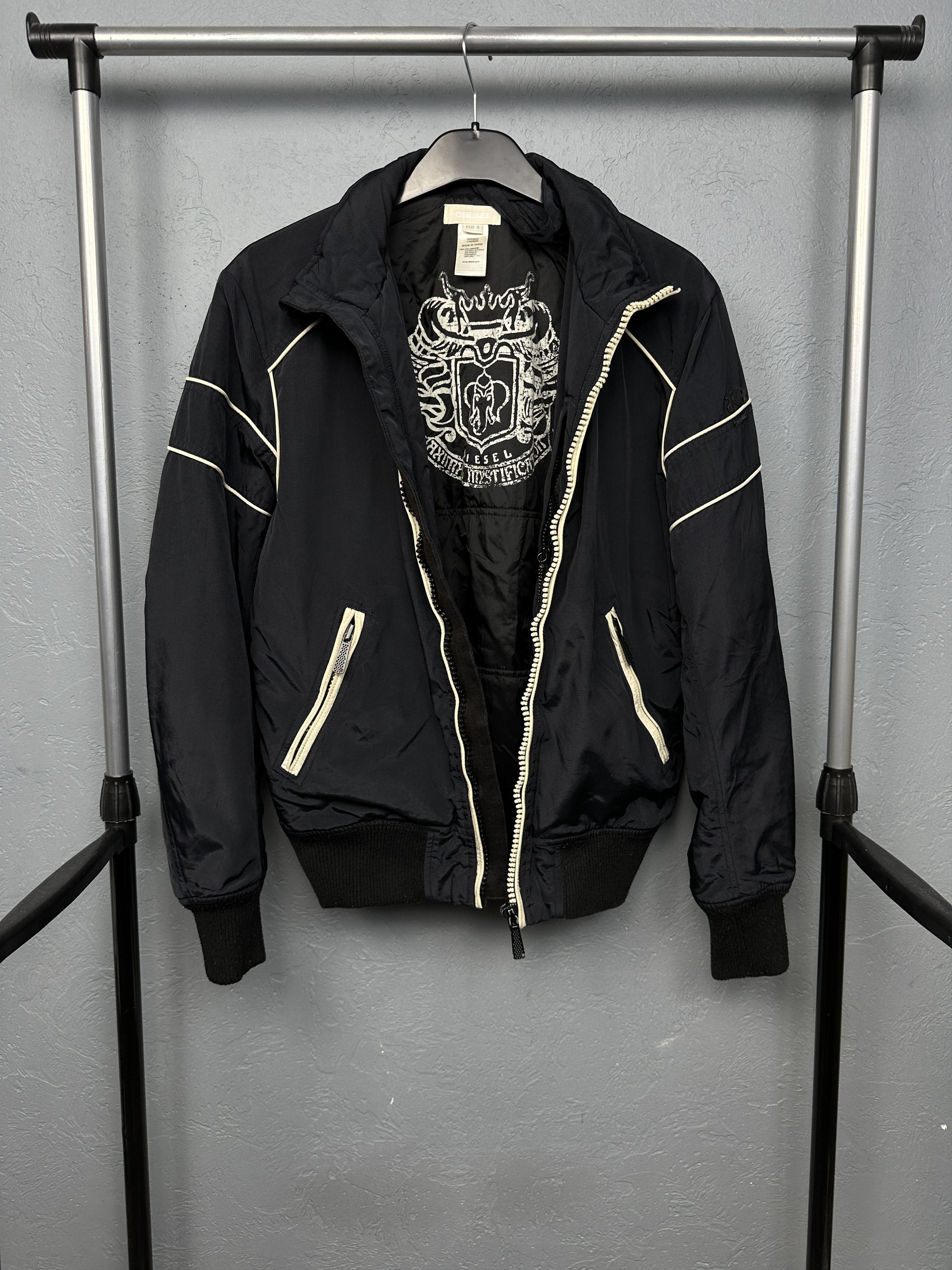 Diesel Diesel Vintage Mens Nylon Jacket Size US S / EU 44-46 / 1 - 5 Thumbnail