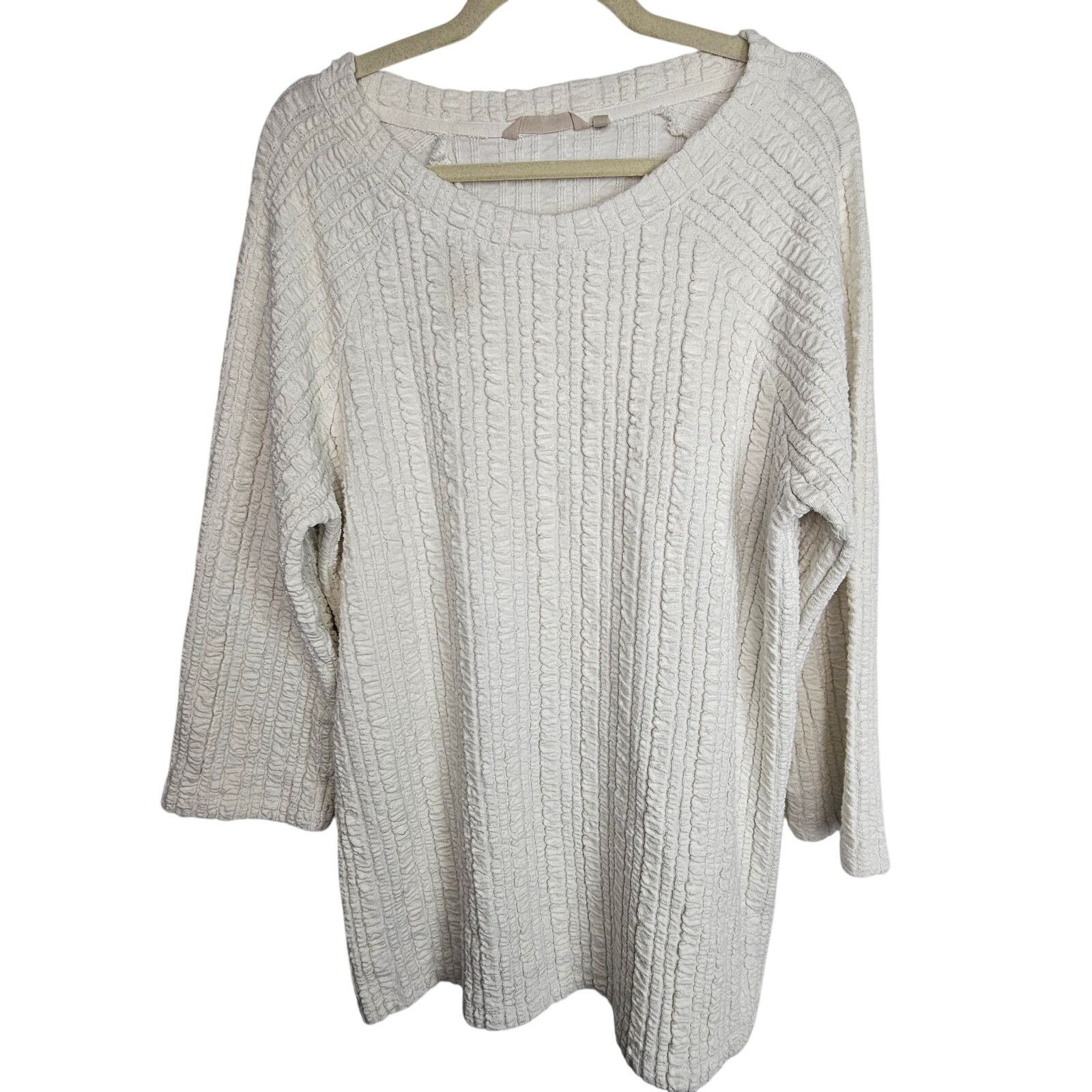 Soft Surroundings Soft Surroundings Goldie Textured Tunic XL Coastal Grandma Size XL / US 12-14 / IT 48-50 - 1 Thumbnail