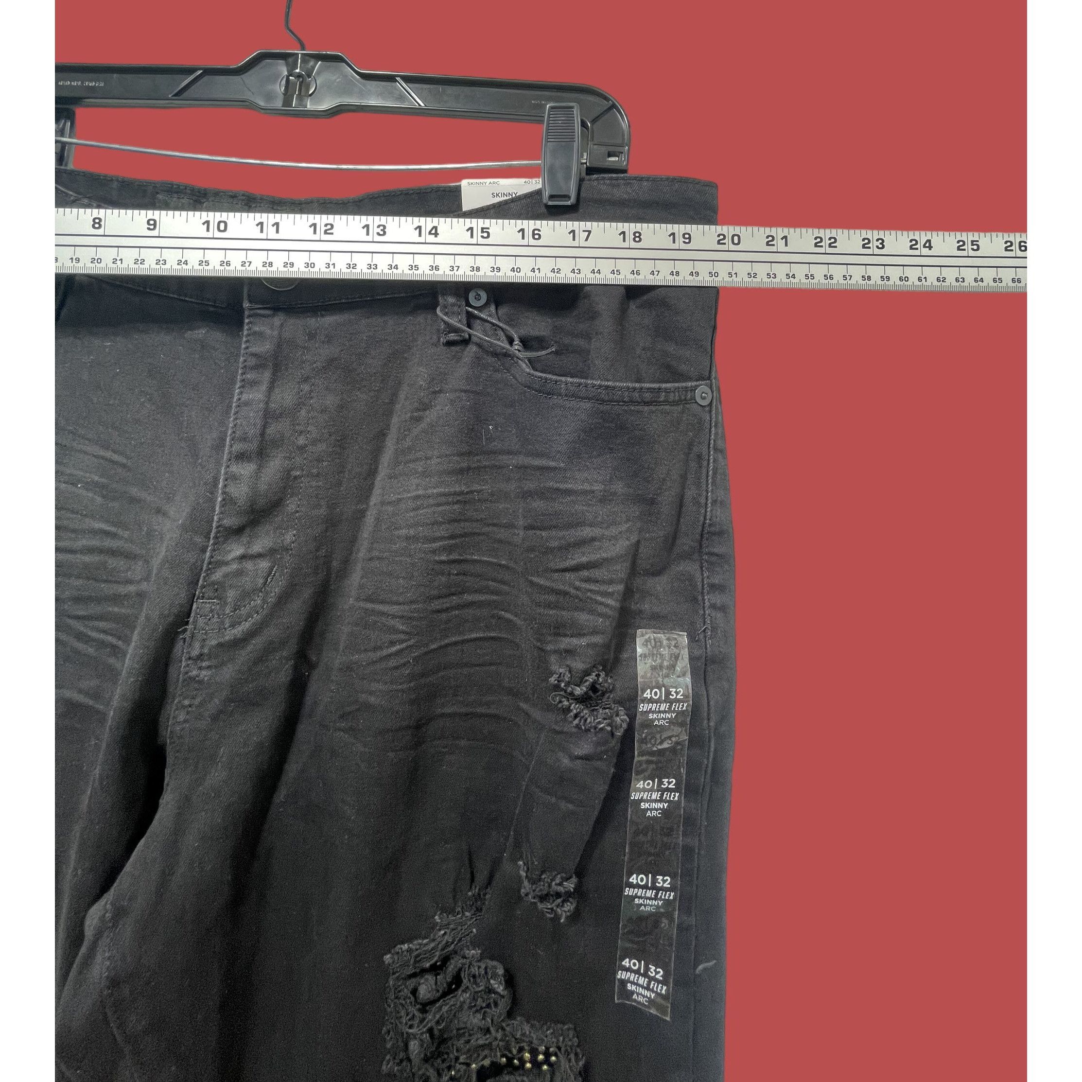 rue21 Rue 21 - Men's Supreme Flex Skinny ARC Jeans Distressed - Bl Size US 40 / EU 56 - 3 Thumbnail
