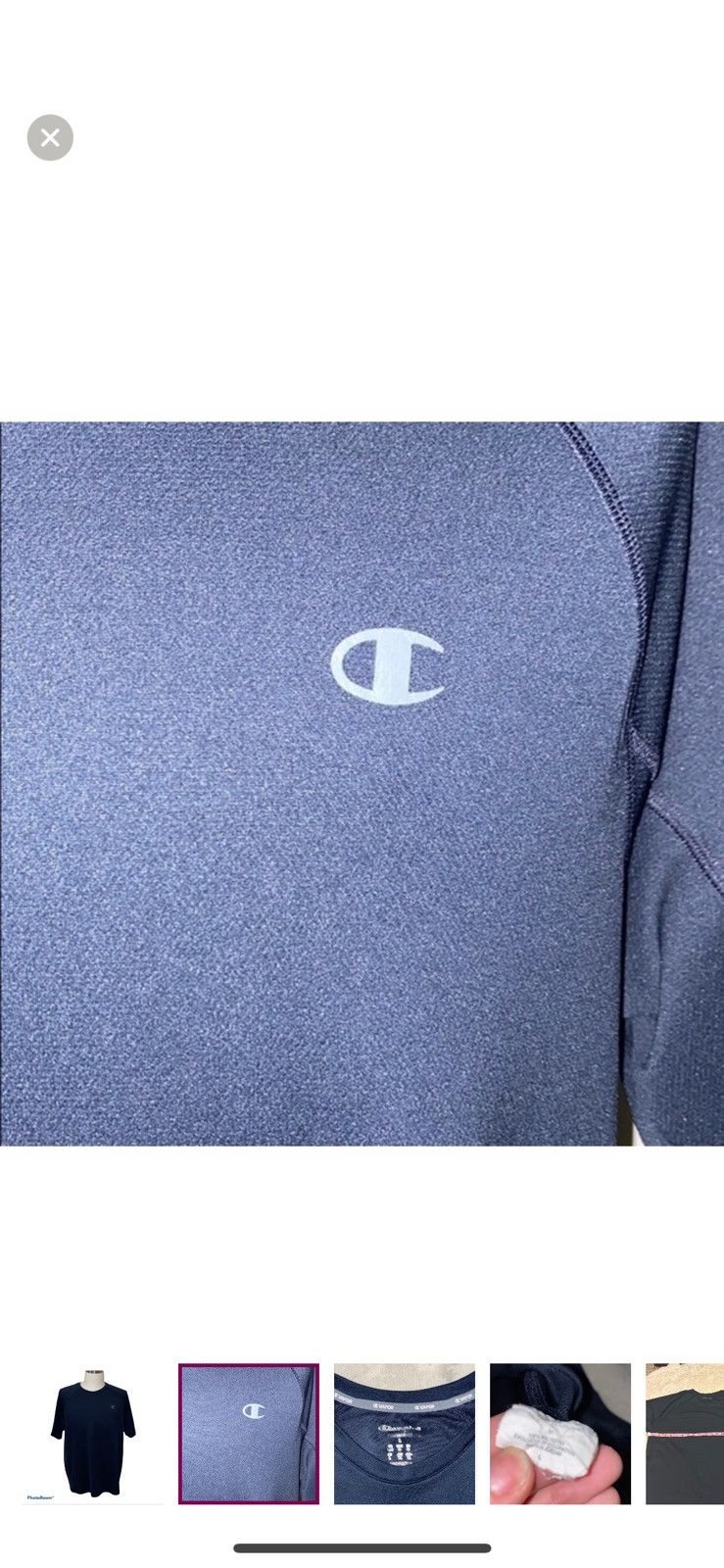 Champion Champion large blue athletic tee Size US L / EU 52-54 / 3 - 3 Thumbnail