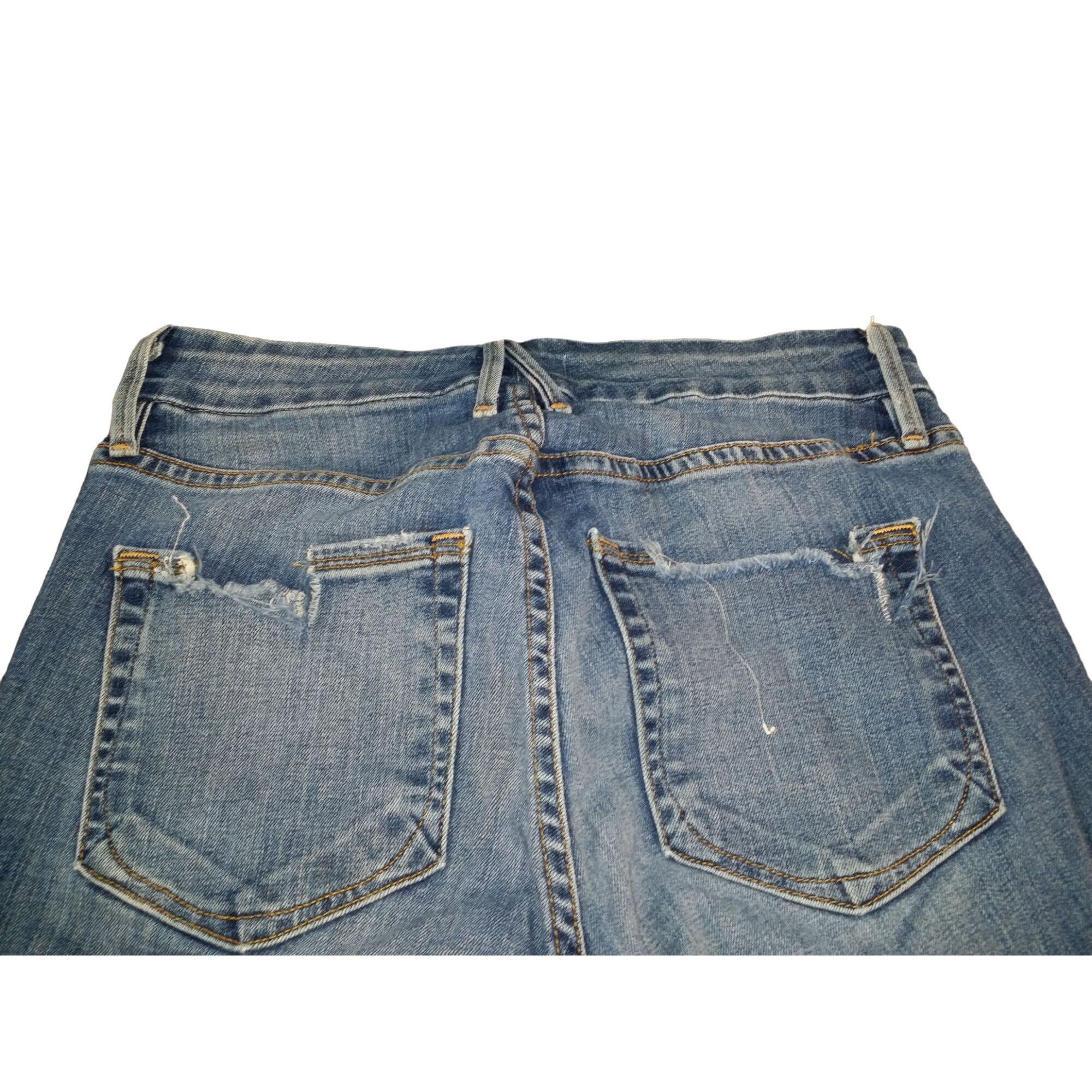 Good American Good American Crop Jeans Women Sz 2/26 Good Legs GLC148T Ski Size 26" / US 2 / IT 38 - 8 Thumbnail