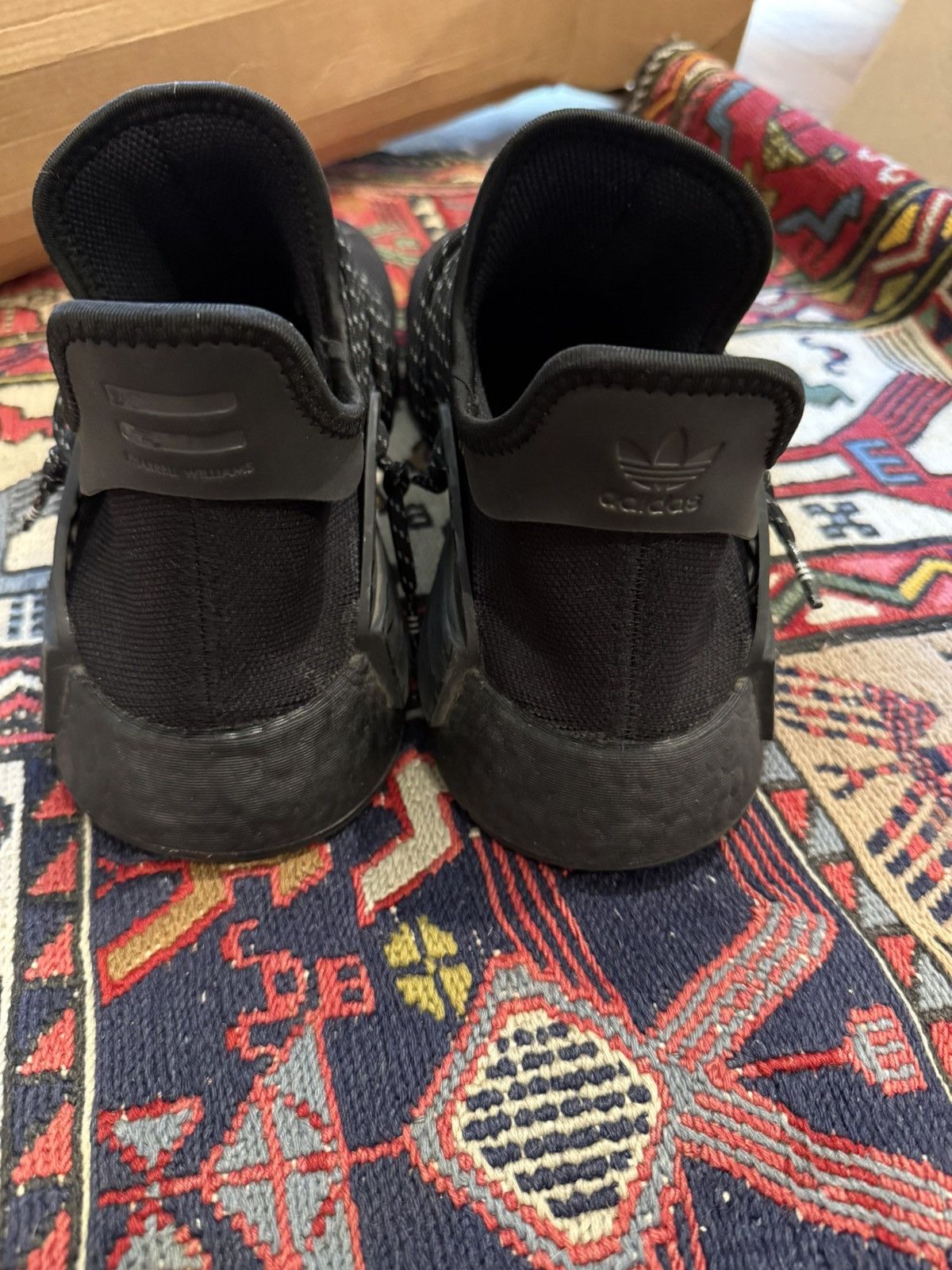 Humanrace Pharrell Williams Adidas humanrace hu nmd black Size US 12 / EU 45 - 4 Thumbnail