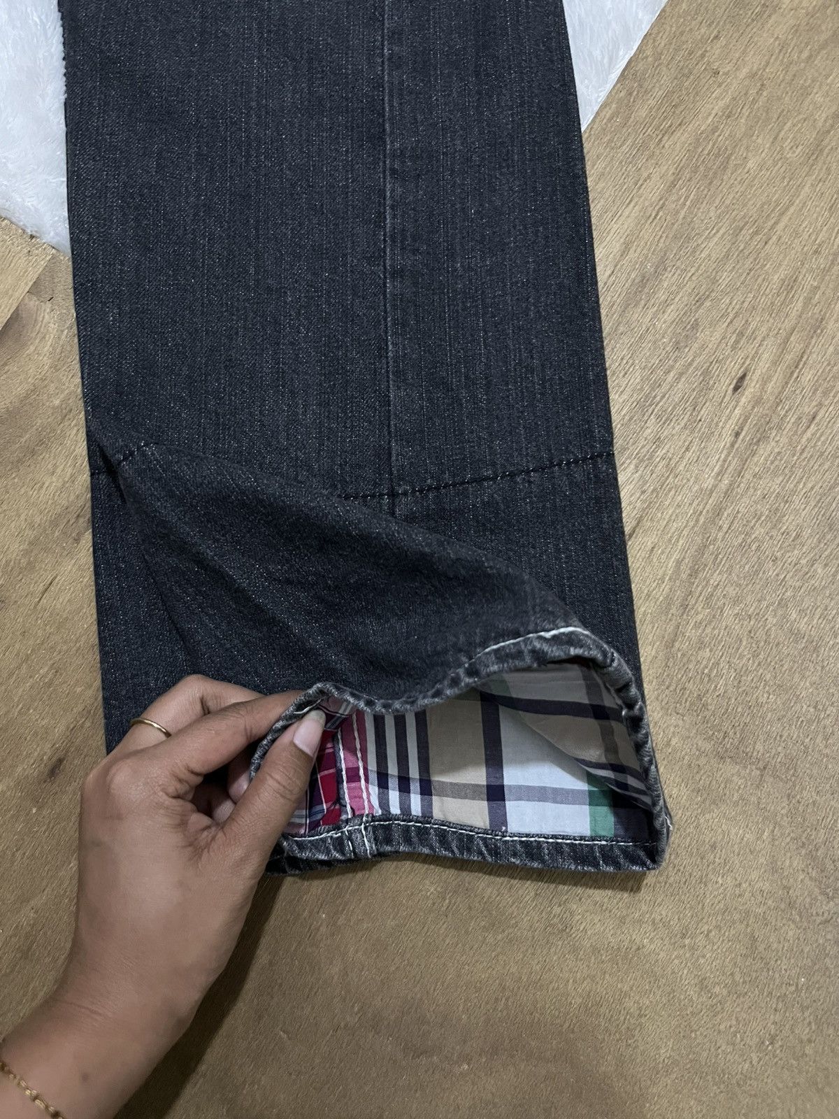 Other Dominate Patchwork Zip Detail Washed Denim Pants Size US 31 - 7 Thumbnail