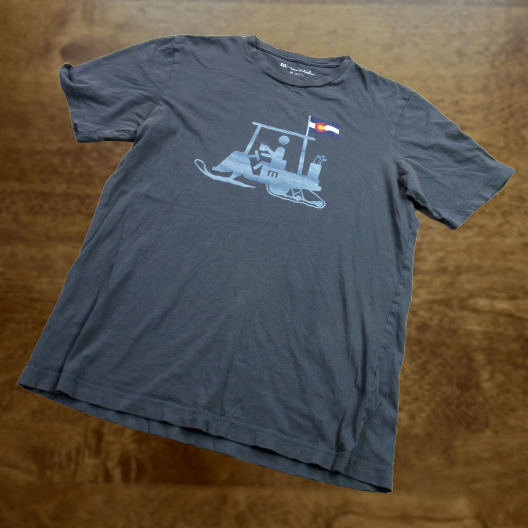 TravisMathew Travis Mathew Shirt Mens M Short Sleeve Crew Neck Blue Lightweight Size US M / EU 48-50 / 2 - 1 Thumbnail