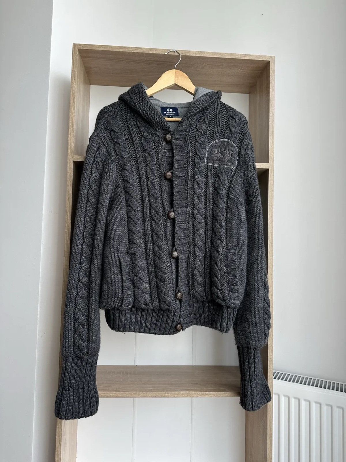 Vintage PRL La Martina Sweater Grey Polo Ralph Lauren