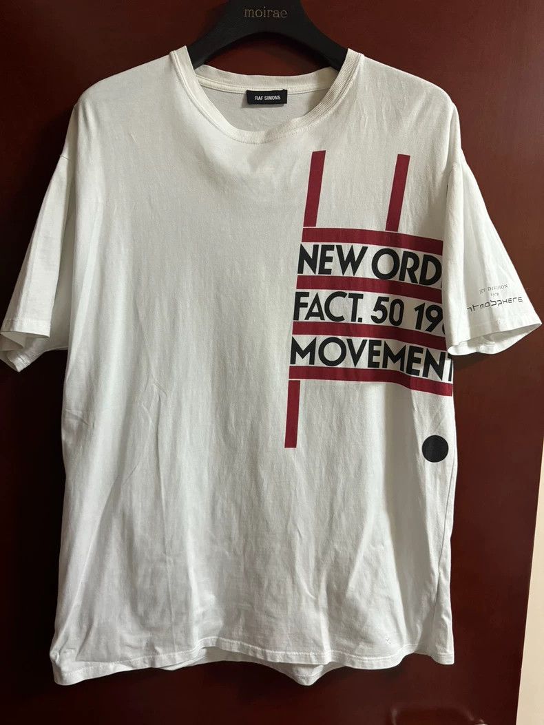 RAF SIMONS 18SS Joy Division Flowers Tee Raf Simons Raf