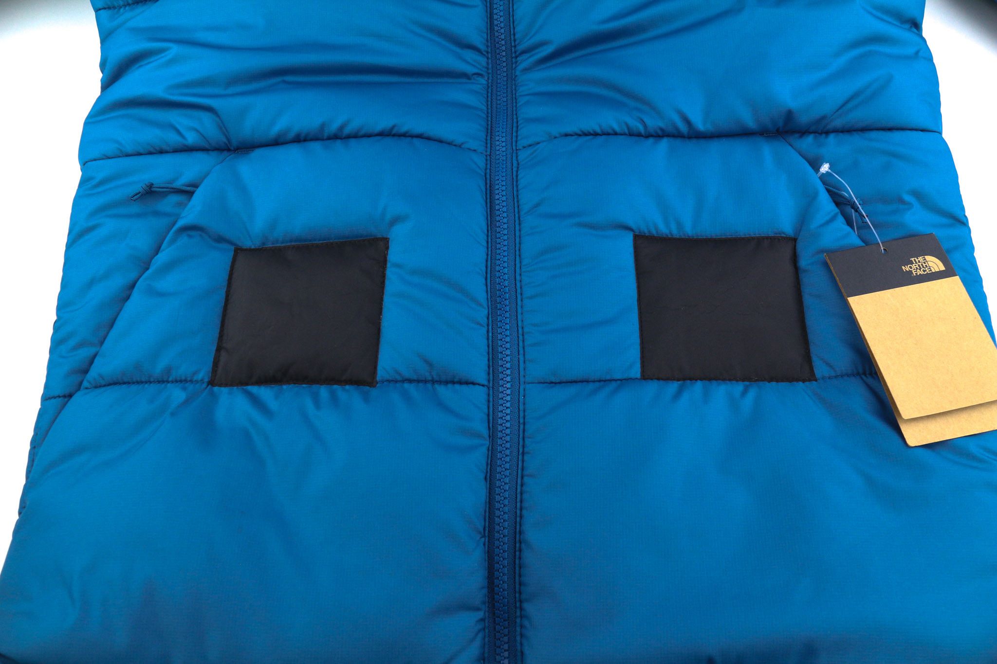 The North Face XS Blue Zip Insulation Hooded Lined Quilted Jacket 82586 Size US XS / EU 42 / 0 - 12 Thumbnail