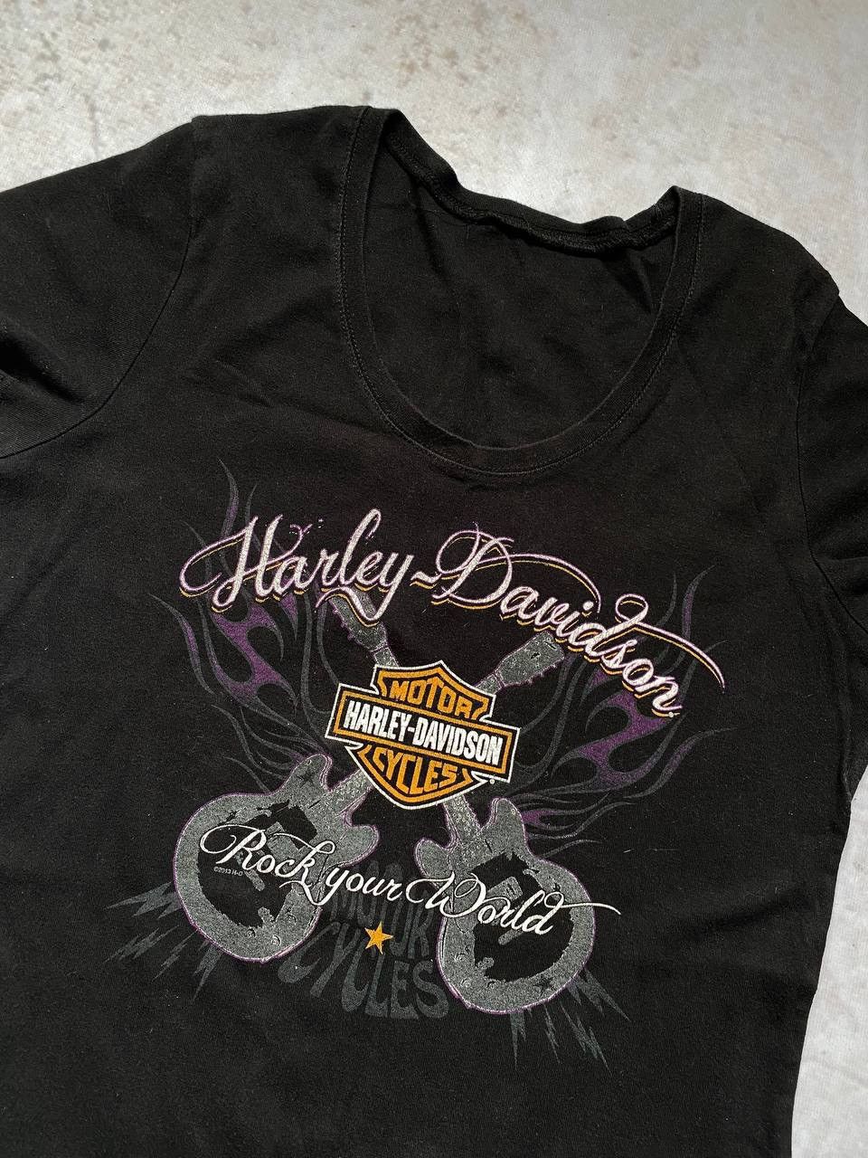 Harley Davidson × Vintage Vintage Harley Davidson Motor Cycles T Shirt Y2K Size M / US 6-8 / IT 42-44 - 5 Thumbnail