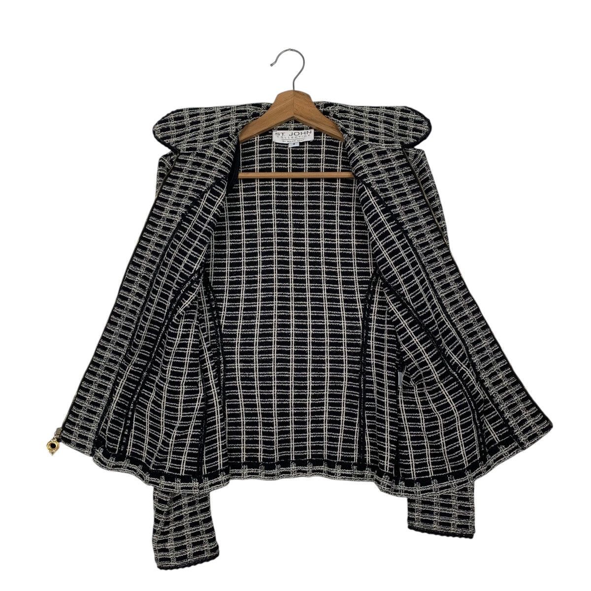 Other St John Collection By Marie Gray Checkered Jacket Size S / US 4 / IT 40 - 11 Thumbnail