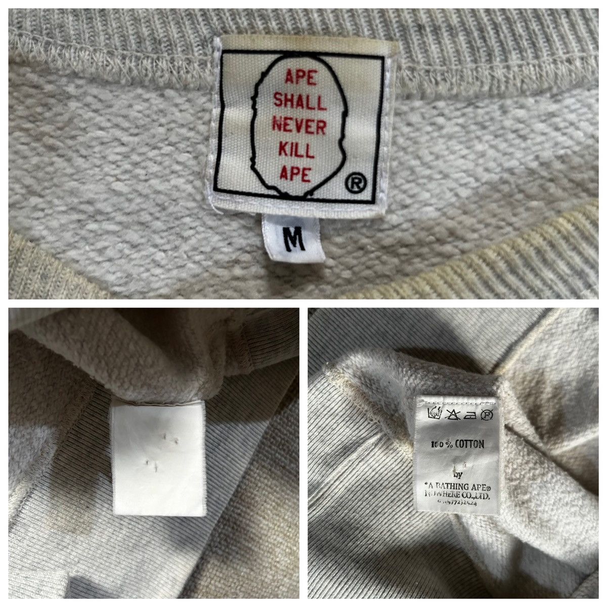 Bape Vintage 00's Bape College Sweatshirt Size US M / EU 48-50 / 2 - 6 Thumbnail