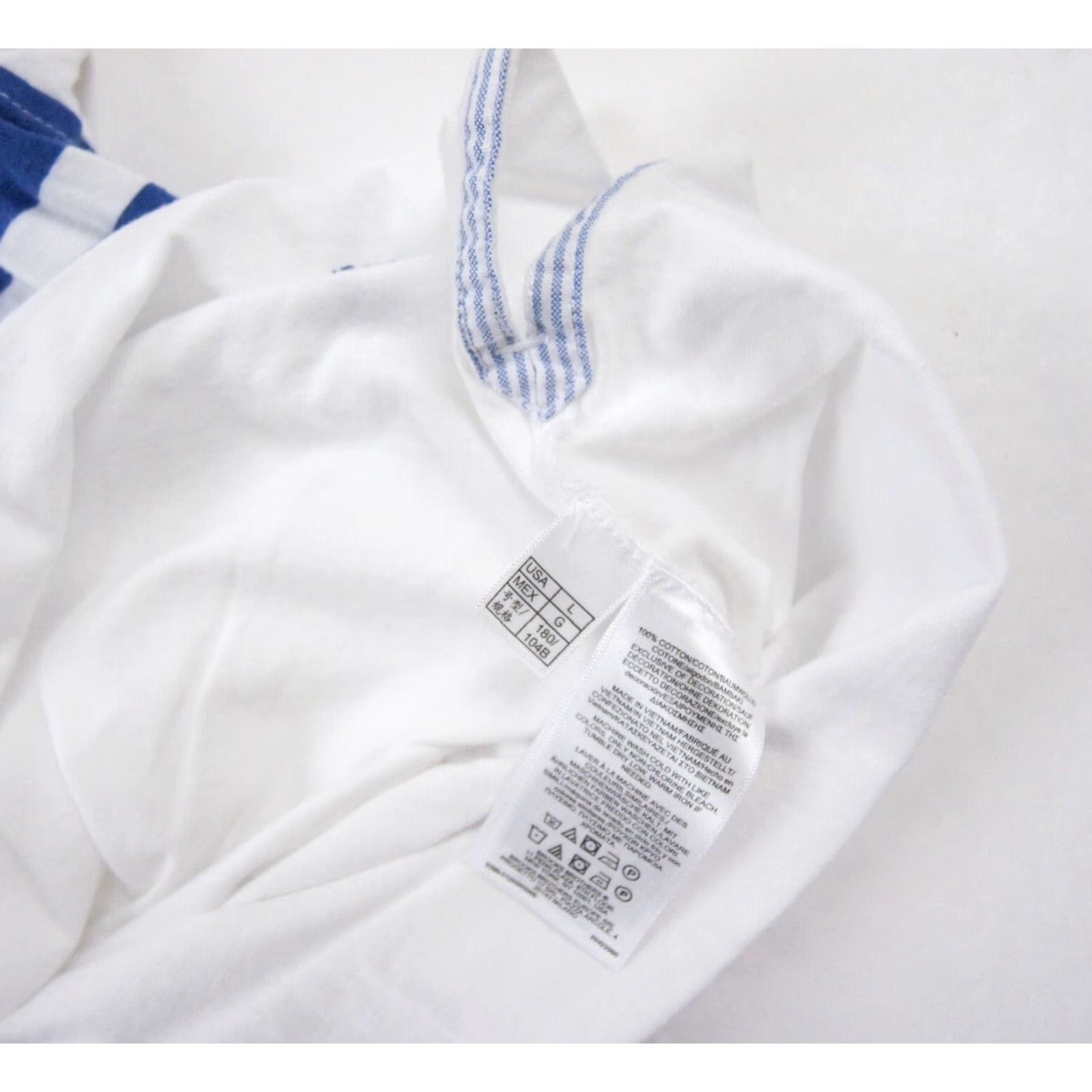 Brooks Brothers Brooks Brothers Polo Shirt Mens Large White Short Sleeve Collared Adult Size US L / EU 52-54 / 3 - 7 Thumbnail