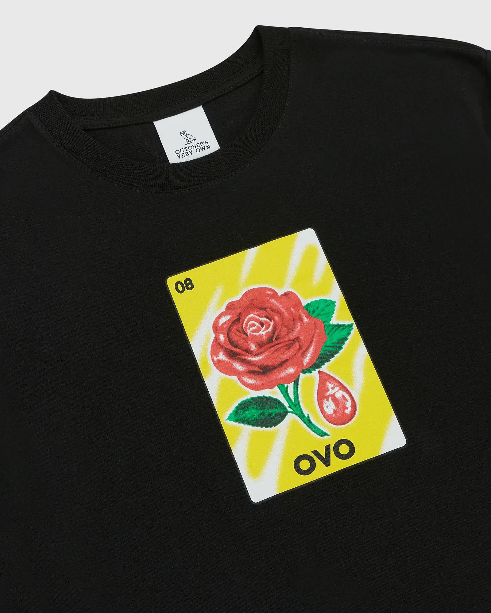 *RARE* OVO SANDRA'S ROSE BLACK T-SHIRT TEE XXXL