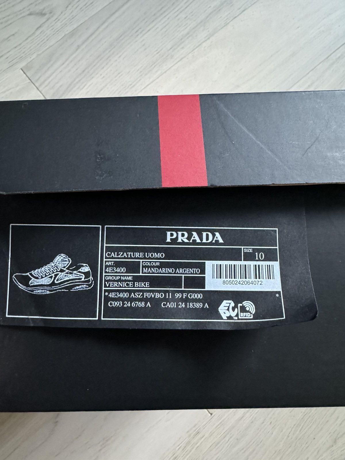 Prada Prada America's Cup leather-trimmed sneakers Size US 11 / EU 44 - 6 Thumbnail