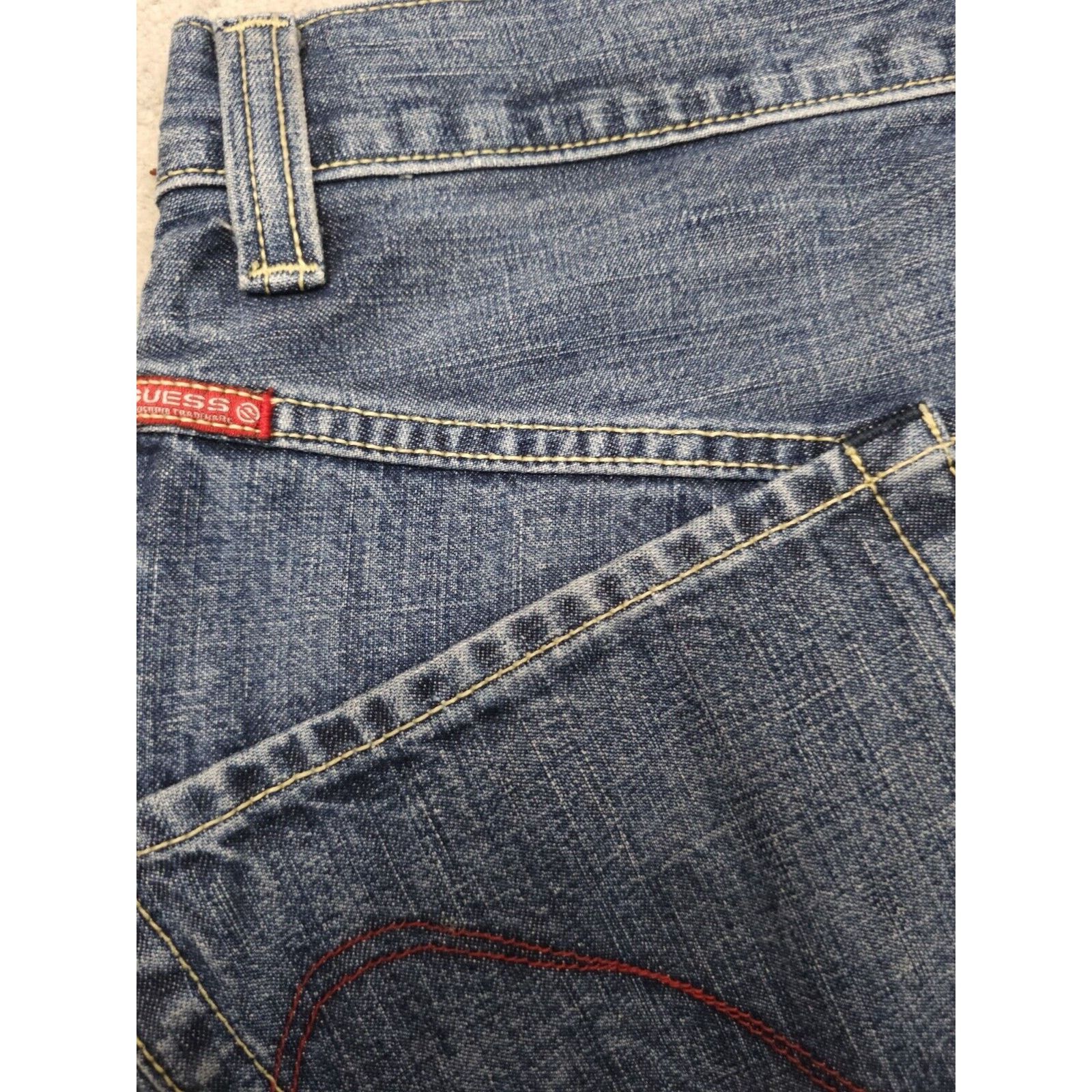 Guess Guess Vintage Jeans Blue Classic 00.XX Straight Denim 90's Size US 30 / EU 46 - 7 Thumbnail