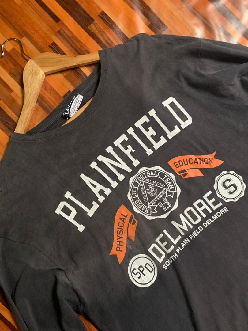 Vintage E33 Vintage 90s PLAINFILED DELMORE Football NCAA T-shirt Size US XL / EU 56 / 4 - 3 Thumbnail