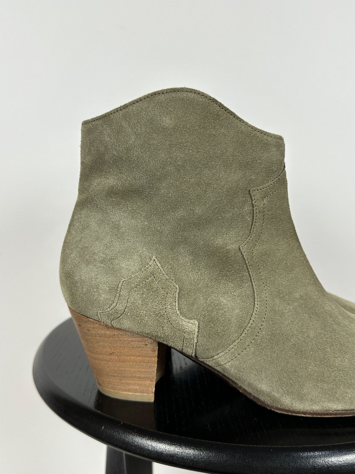 Isabel Marant × Isabel Marant Etoile Isabel Marant Étoile Dicker Suede Ankle Boots Western Style Size US 9 / IT 39 - 12 Thumbnail