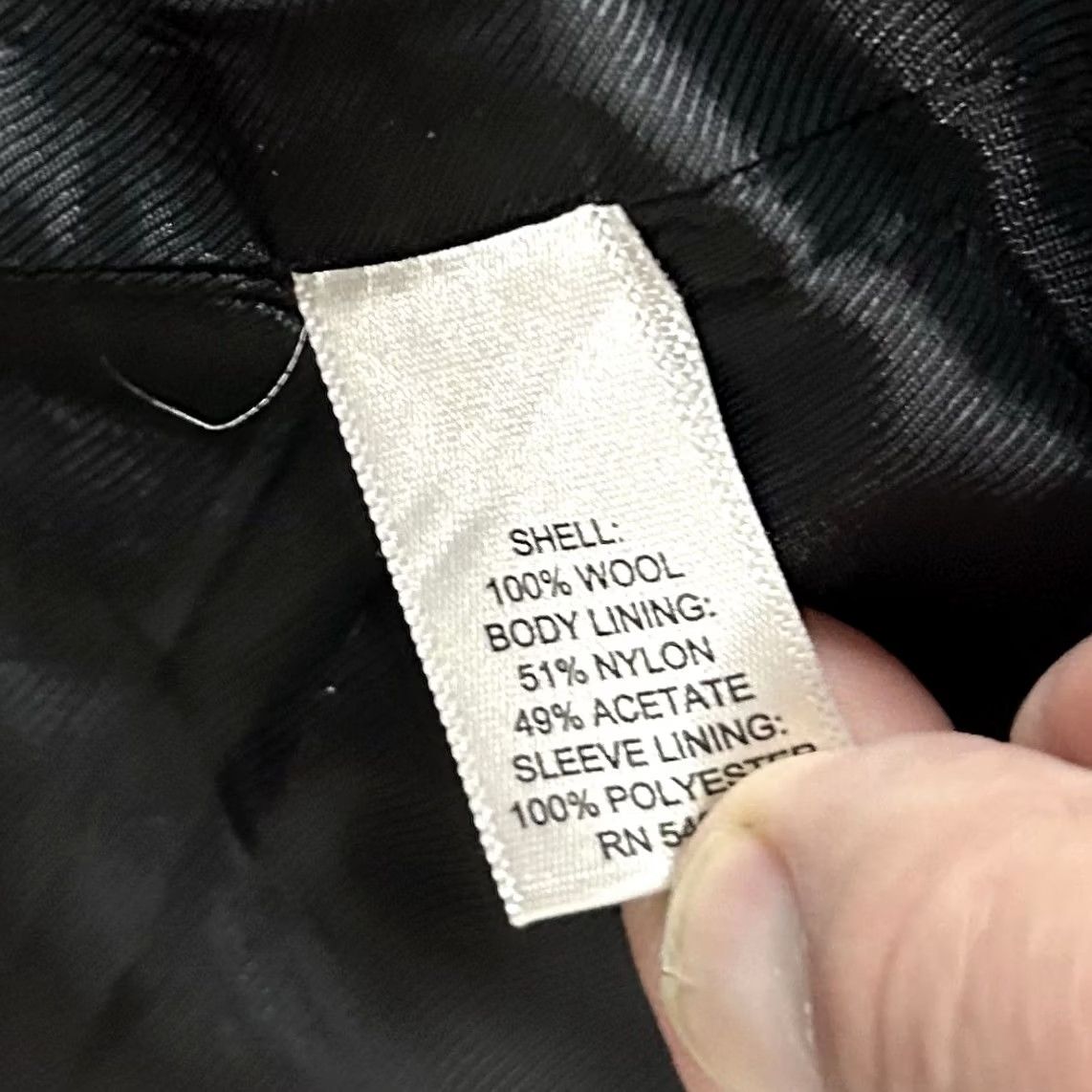 Banana Republic Banana Republic Sport Coat 42R Tailored Fit Black Cerruti Wool Two Button Vented Size US XS / EU 42 / 0 - 5 Thumbnail