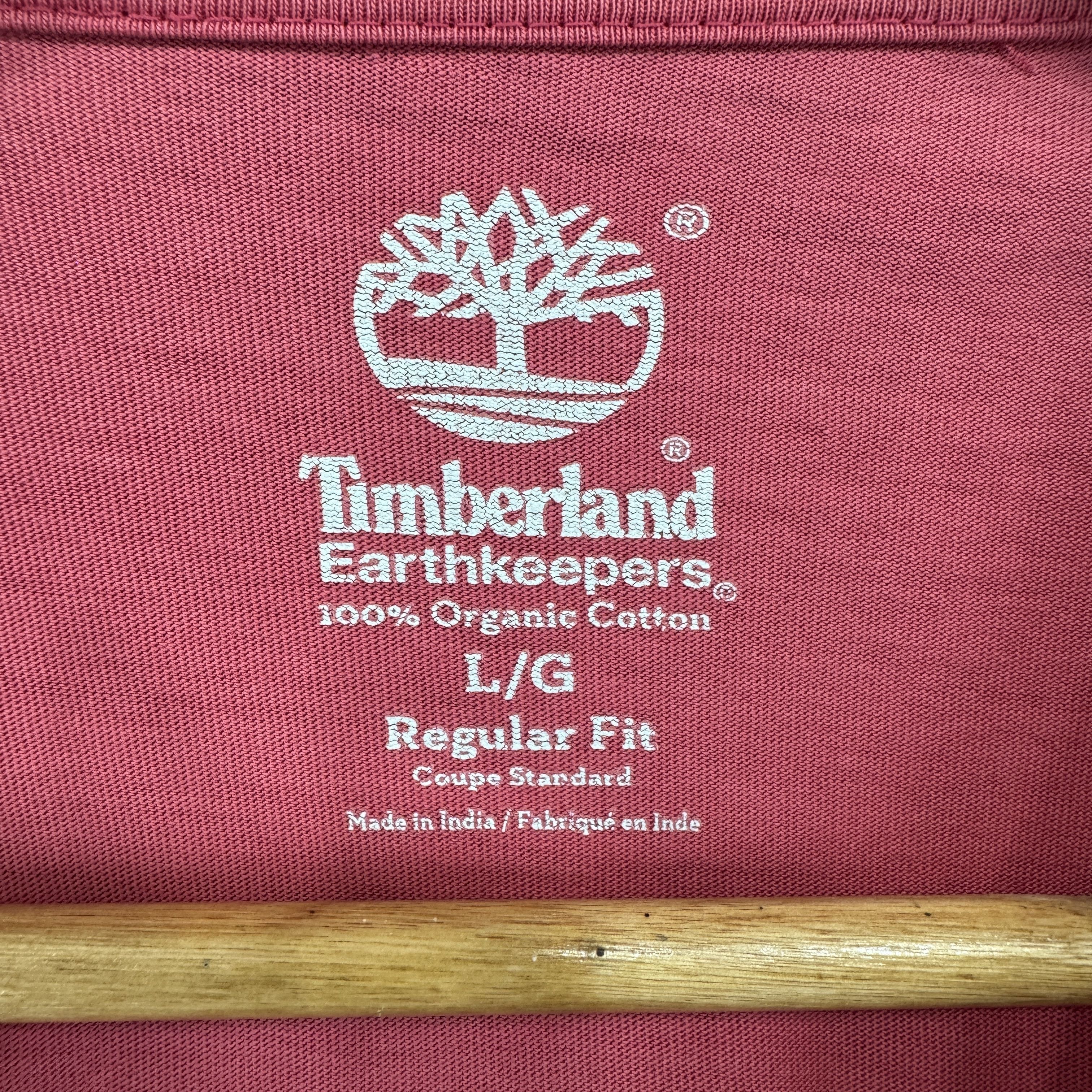 Timberland Timberland Big Logo Spellout Tshirt Red Size US L / EU 52-54 / 3 - 4 Thumbnail
