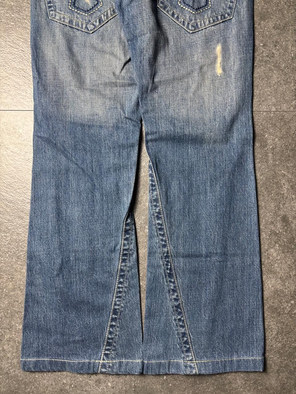 Tornado Mart 2000s Tornado Mart Studded Bootcut Jeans Size US 33 - 13 Thumbnail
