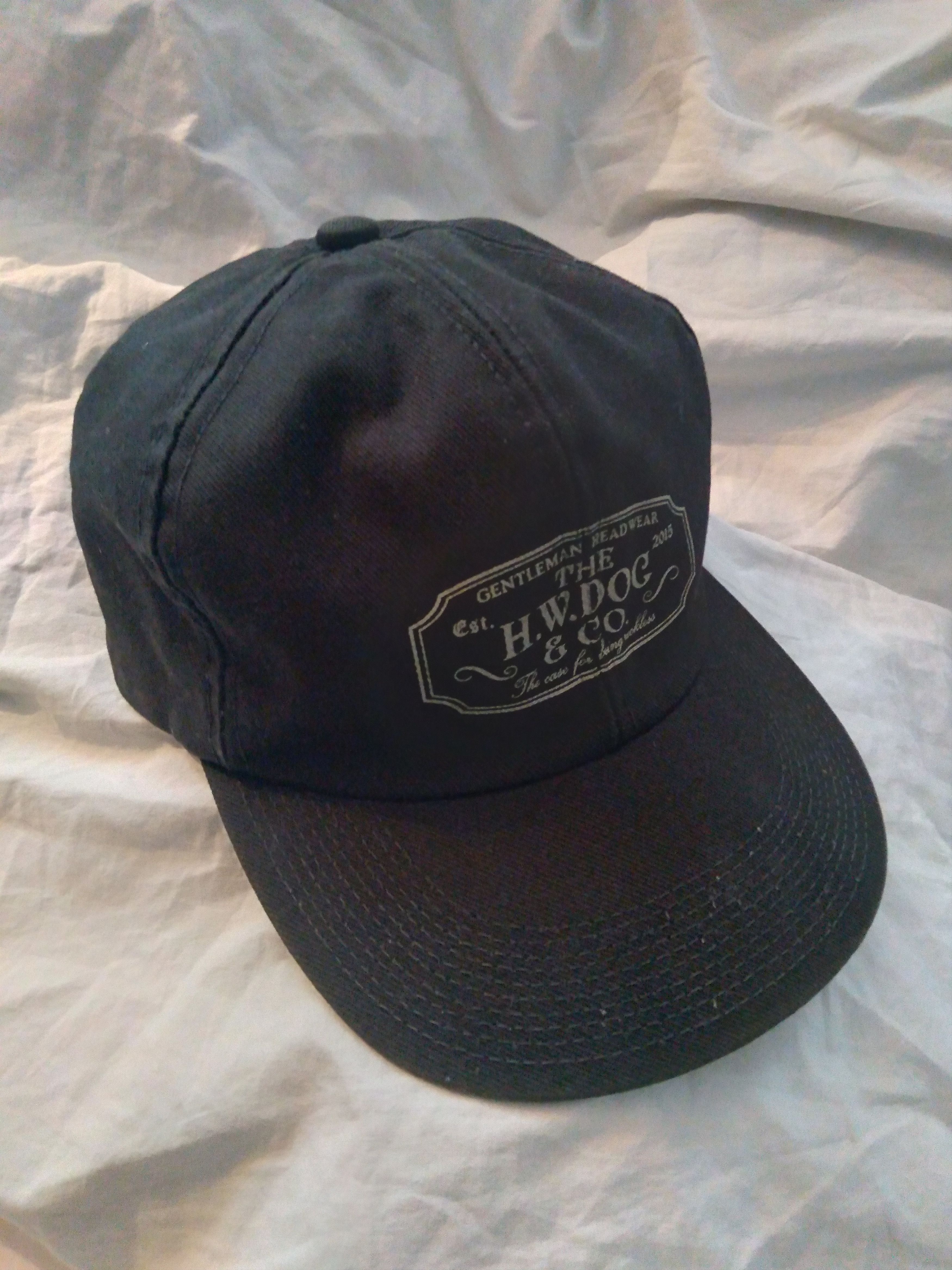 THE H.W.DOG&CO. Cotton Twill Snapback Hat Cap Japan Black Size ONE SIZE - 1 Thumbnail