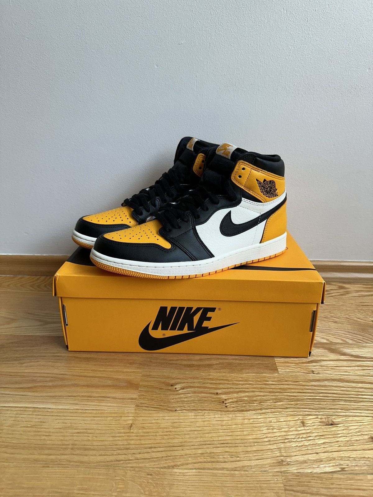 image of Jordan Nike Jordan 1 Retro High OG Taxi Shoes in Yellow, Men's (Size 10)