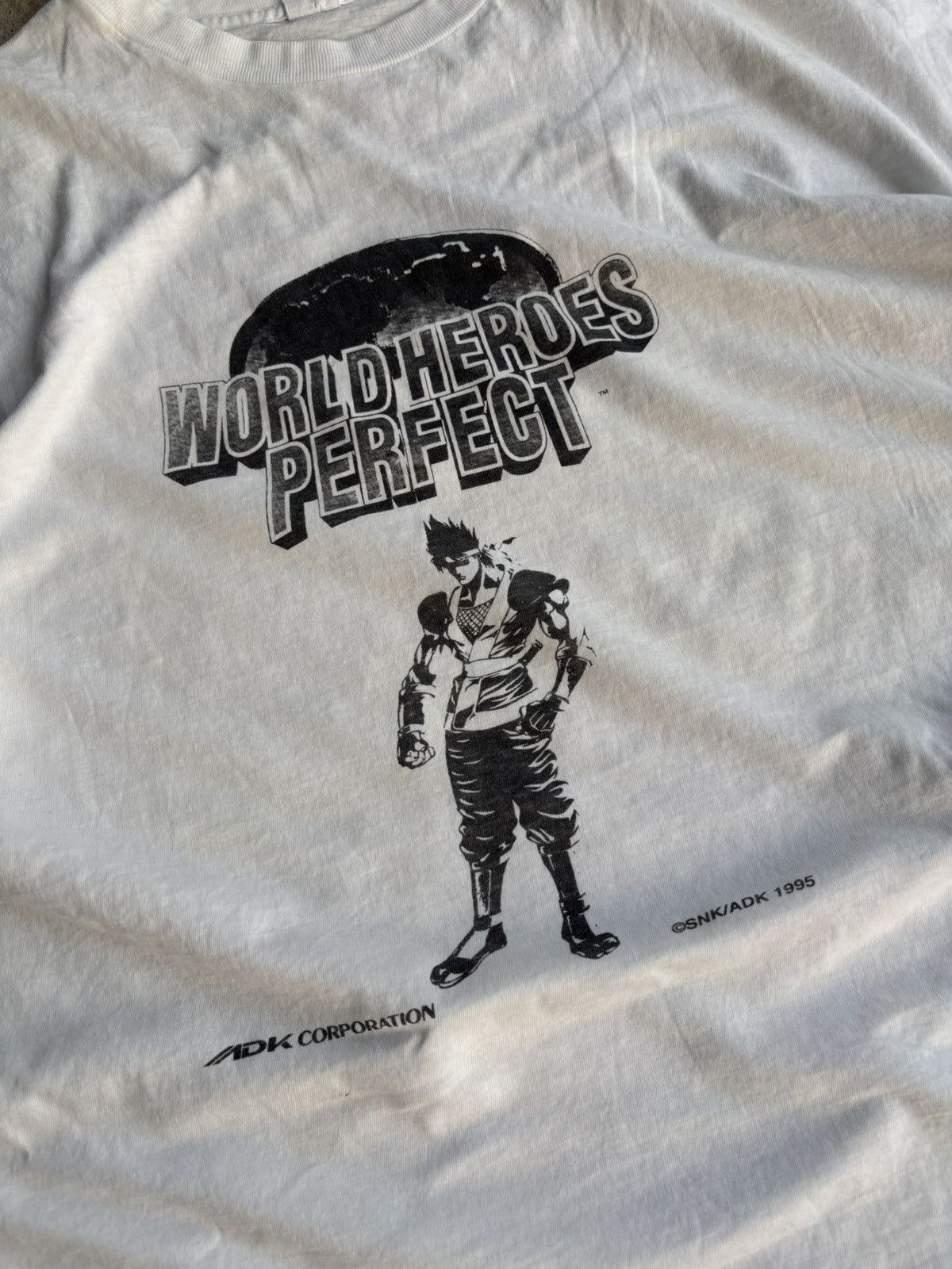 Other Vintage 1995 World Heros Perfect Tekken Video Game Tee Size US L / EU 52-54 / 3 - 3 Thumbnail
