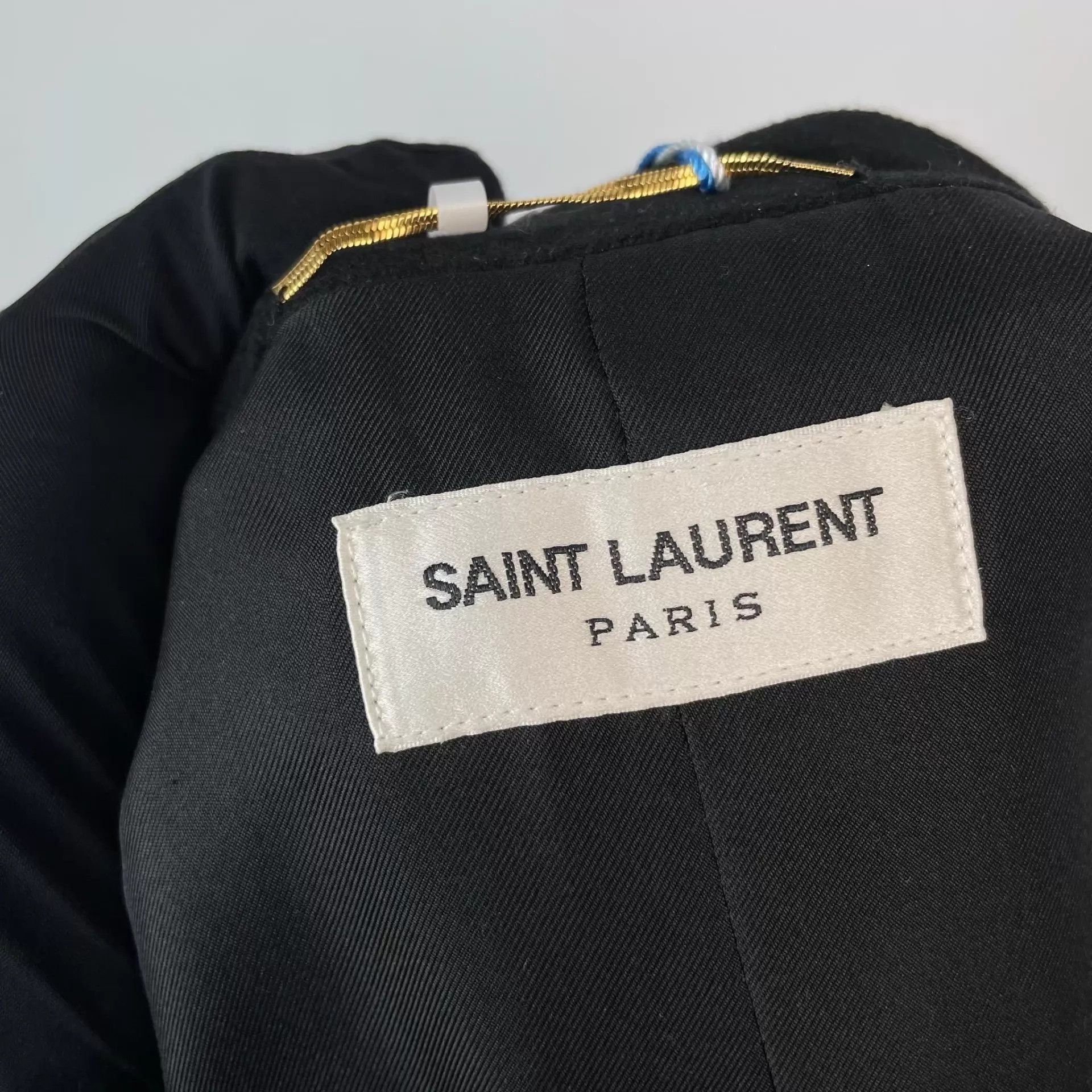 Saint Laurent Paris YSL Cotton Blue Blazer 165 Size S / US 4 / IT 40 - 5 Thumbnail