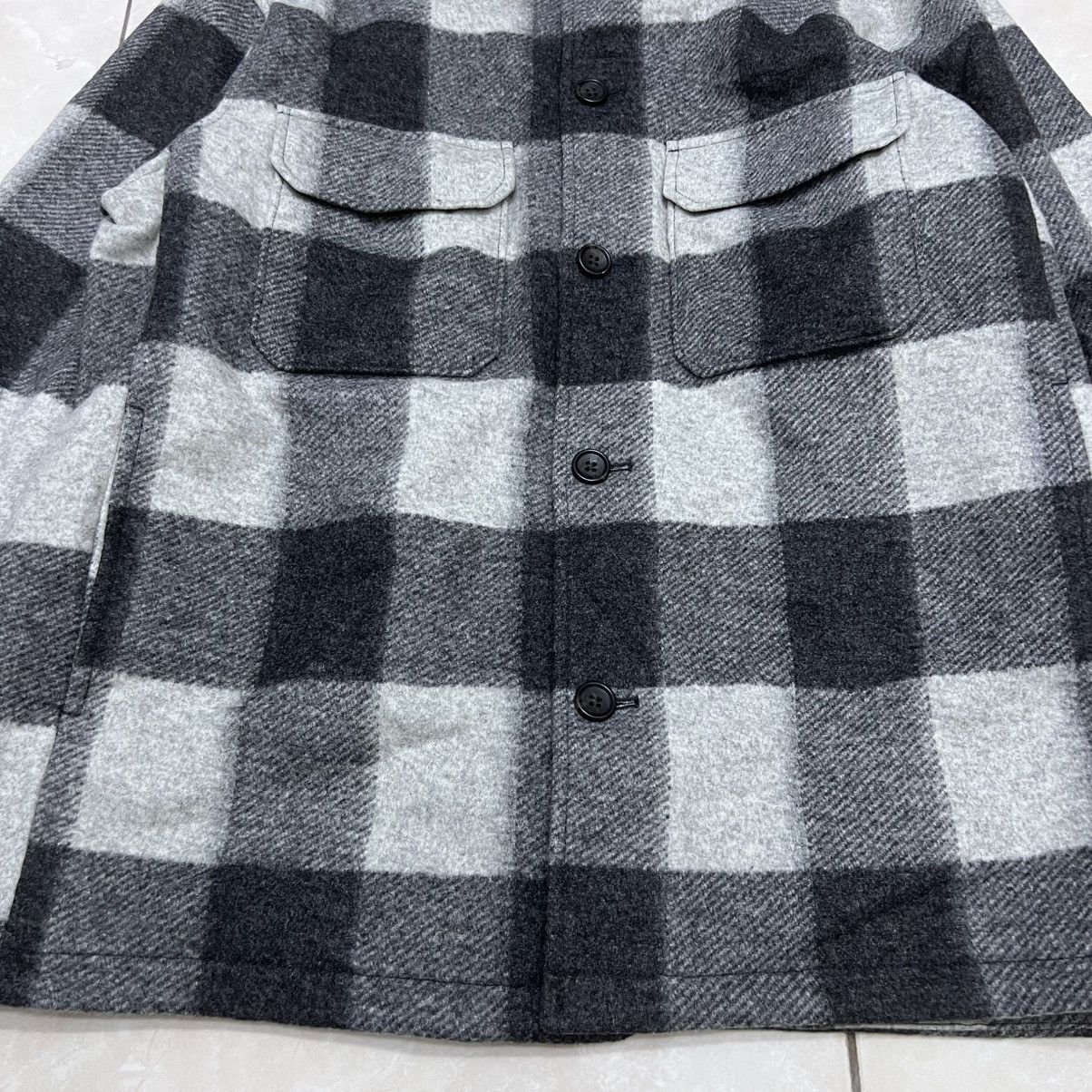 Flannel JapaneseBrand Uniqlo Checkered Wool Flannel Jacket Size US XL / EU 56 / 4 - 3 Thumbnail