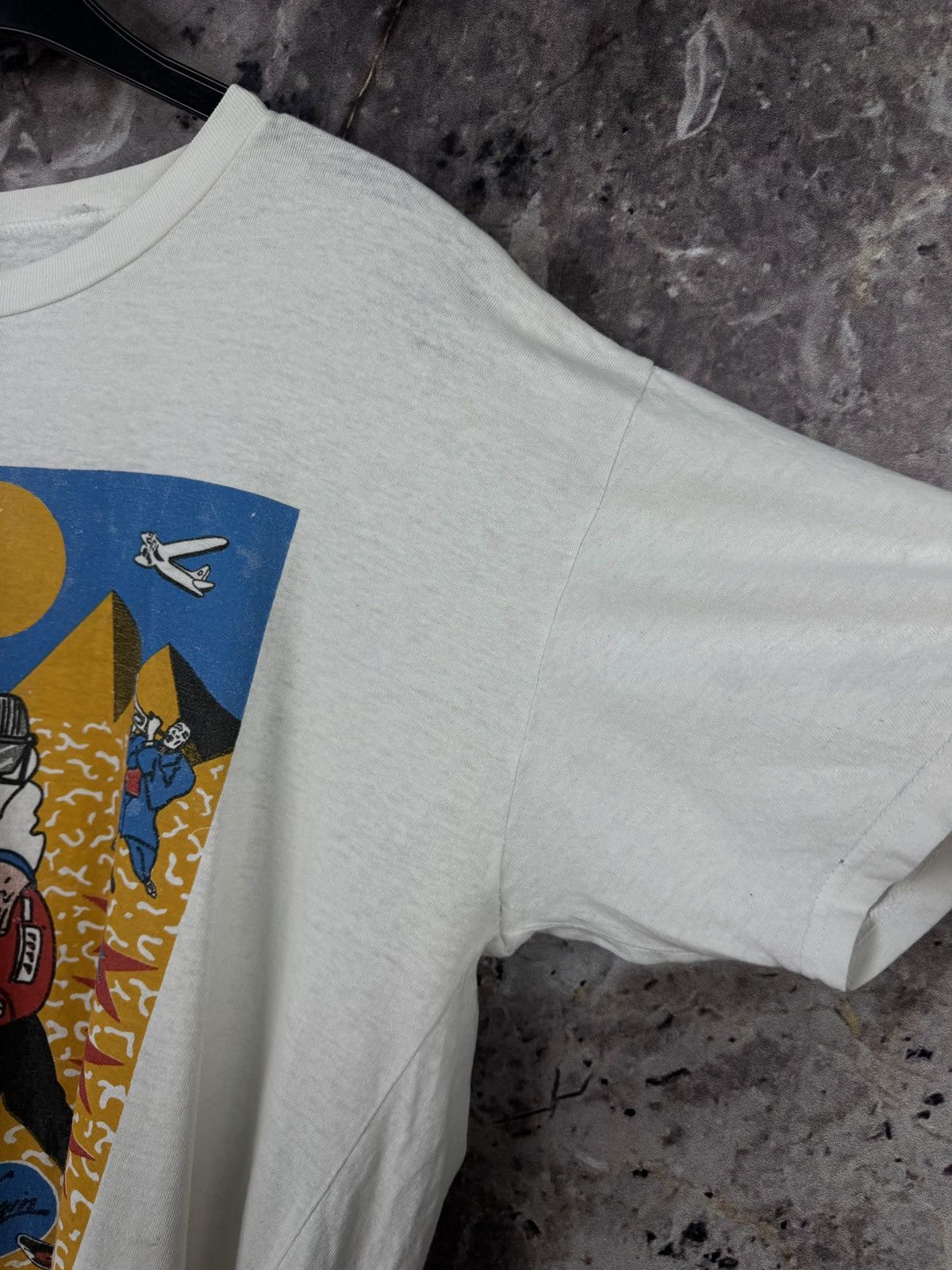 Band Tees × Rucking Fotten × Vintage Men’s Rockin T-Shirt Vintage Music Size One Size Size US XXL / EU 58 / 5 - 7 Thumbnail