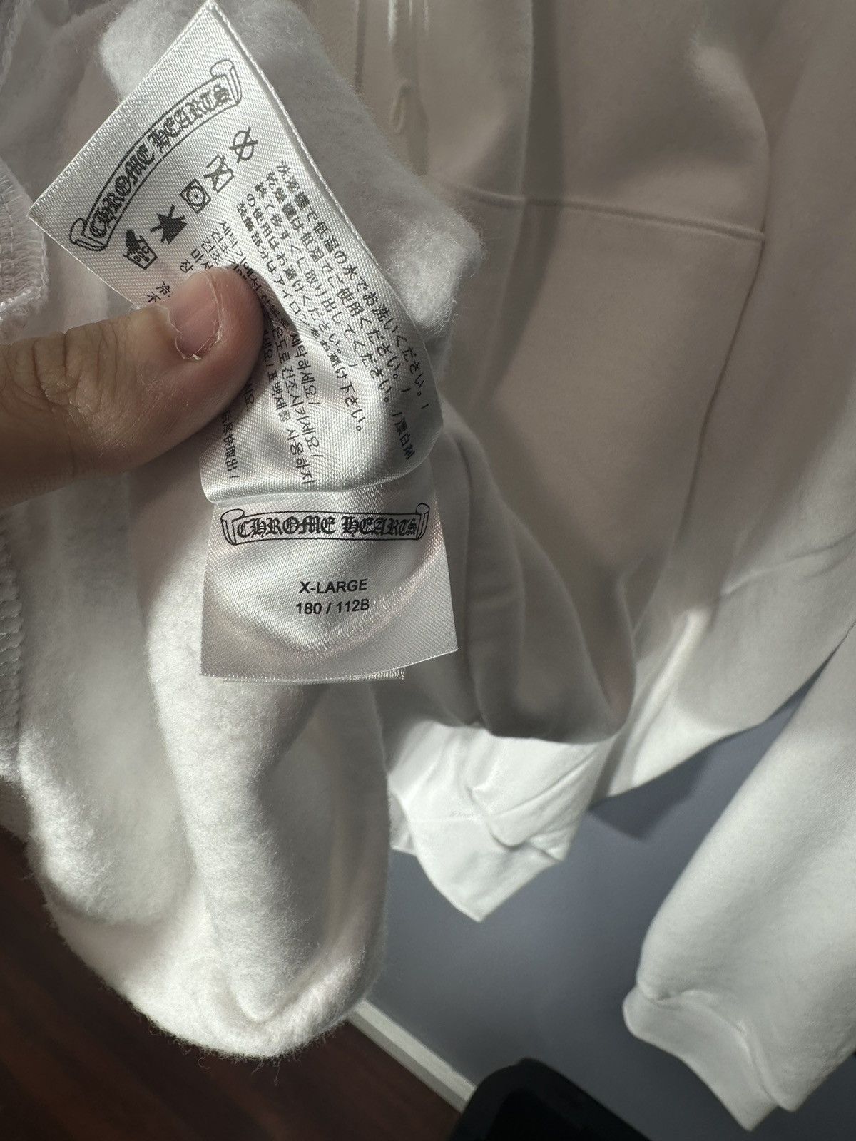 Chrome Hearts Chrome hearts white/yellow cross hoodie Size US XL / EU 56 / 4 - 3 Thumbnail