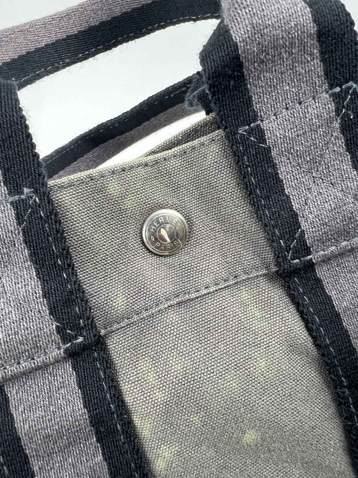 Hermes Hermes Fourre Tout Canvas Tote Bag Size ONE SIZE - 7 Thumbnail