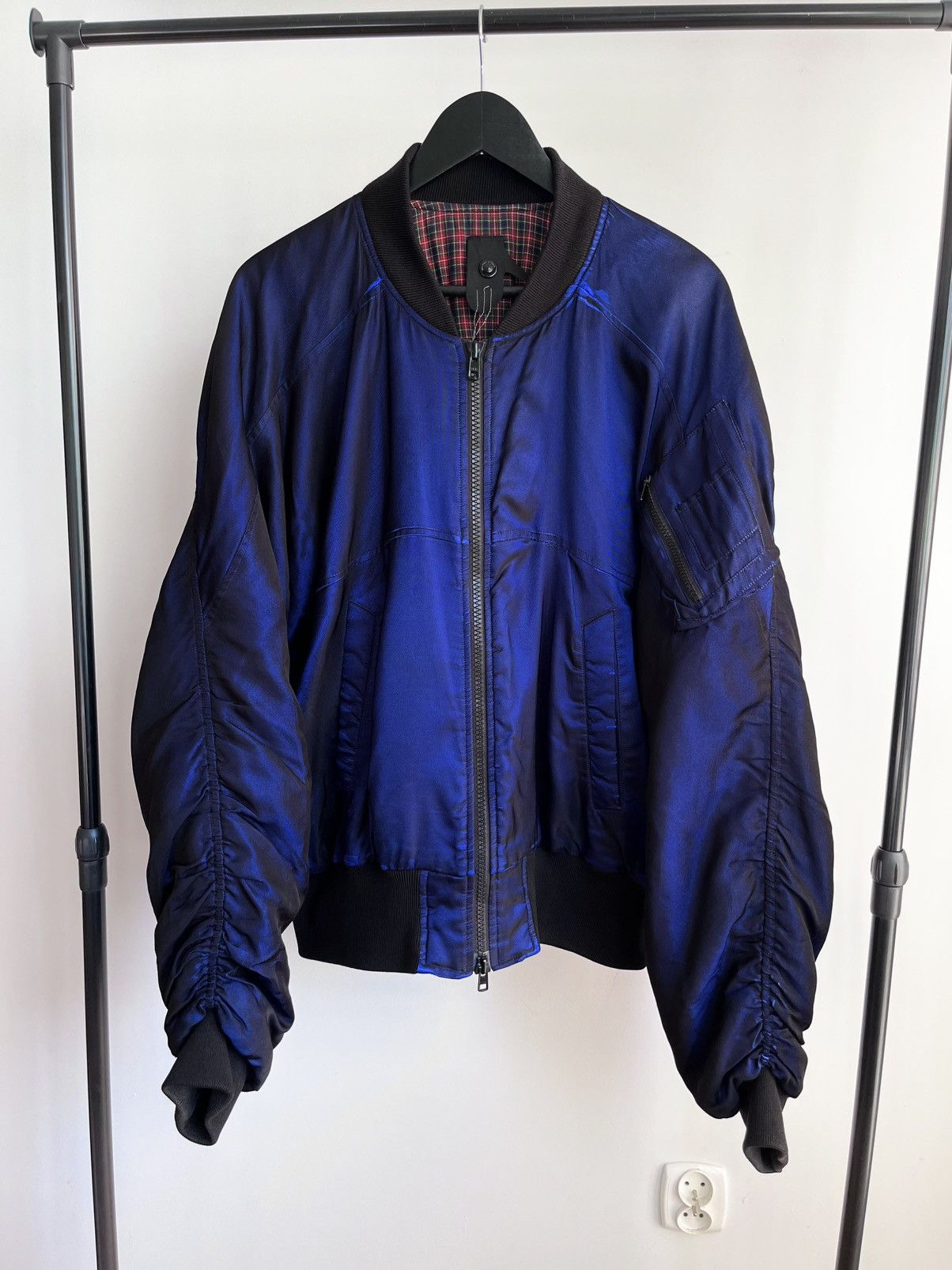 Bernhard Willhelm Archive Bernhard Willhelm AW07 runway silk MA1 bomber jacket Size US M / EU 48-50 / 2 - 1 Thumbnail