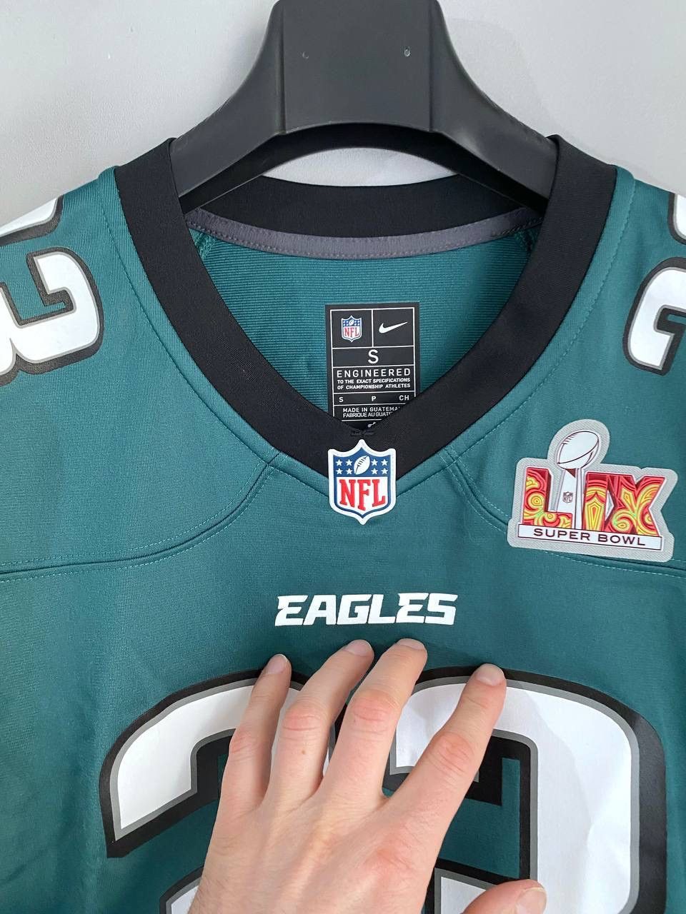Nike NFL Philadelphia Eagles Super Bowl LIX Jersey #33 DeJean, S Size US S / EU 44-46 / 1 - 7 Thumbnail