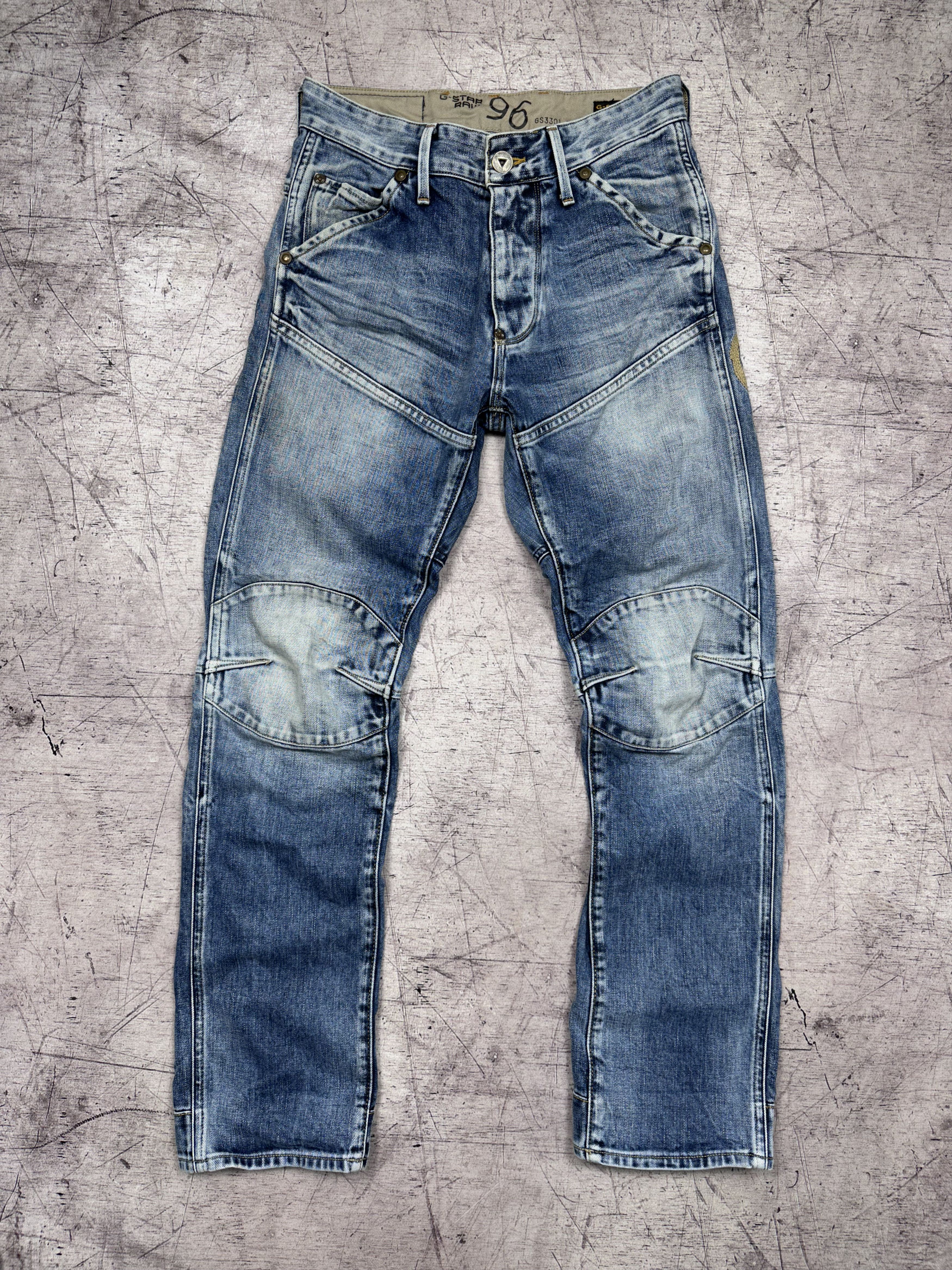 G-Star × Vintage G Star Raw Vintage Mens Denim Pants Double Knee Jeans Size US 28 / EU 44 - 4 Thumbnail