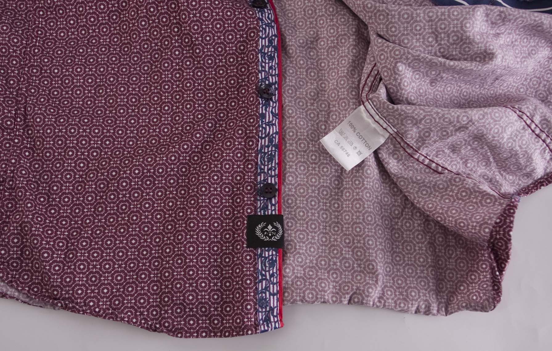 Au Noir Au Noir Shirt Size 3/ M Burgundy Size US M / EU 48-50 / 2 - 5 Thumbnail