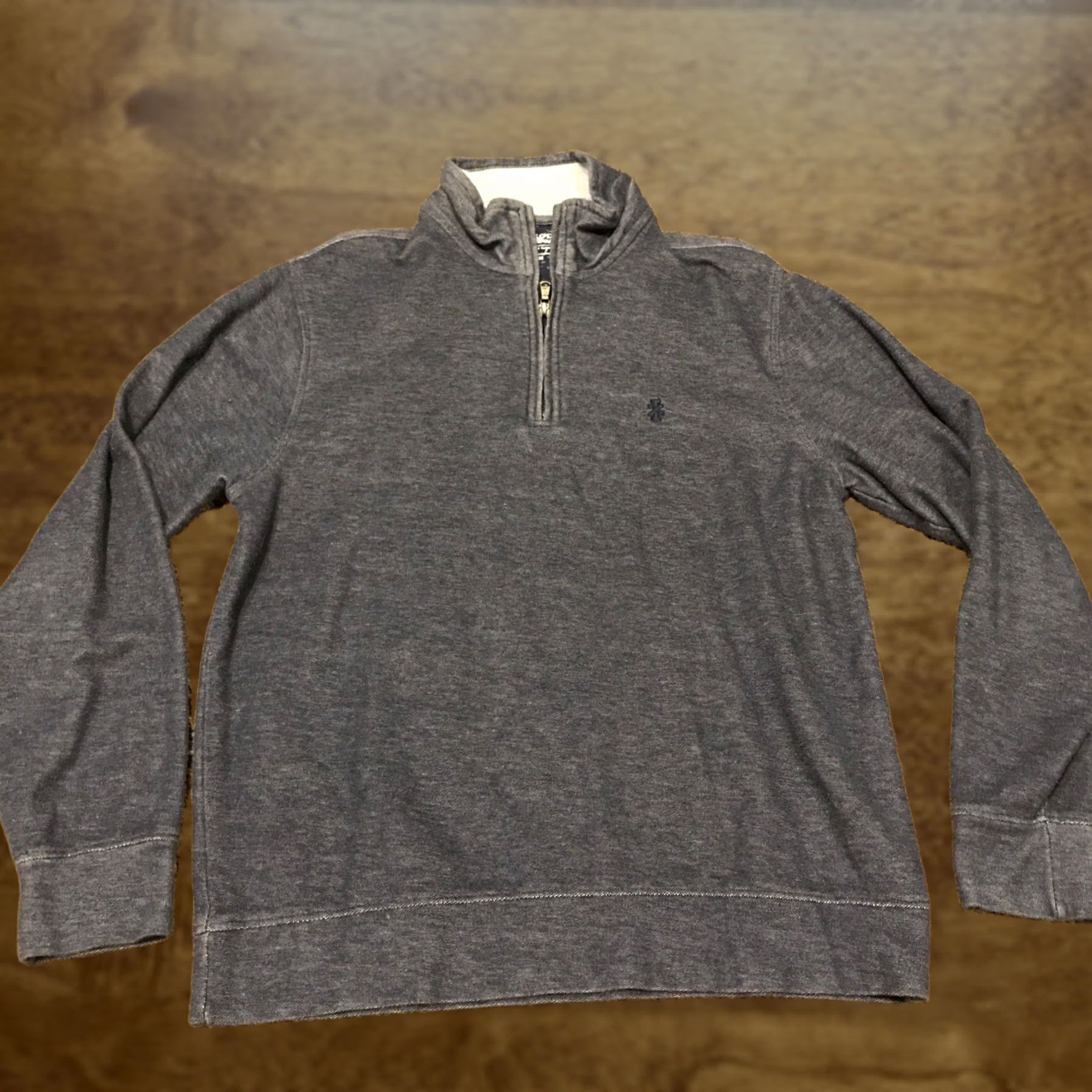 Izod IZOD Pullover Sweater 1/4 Zip Blue Cotton M Mens Knit Logo Classic Vintage No Size US M / EU 48-50 / 2 - 1 Thumbnail