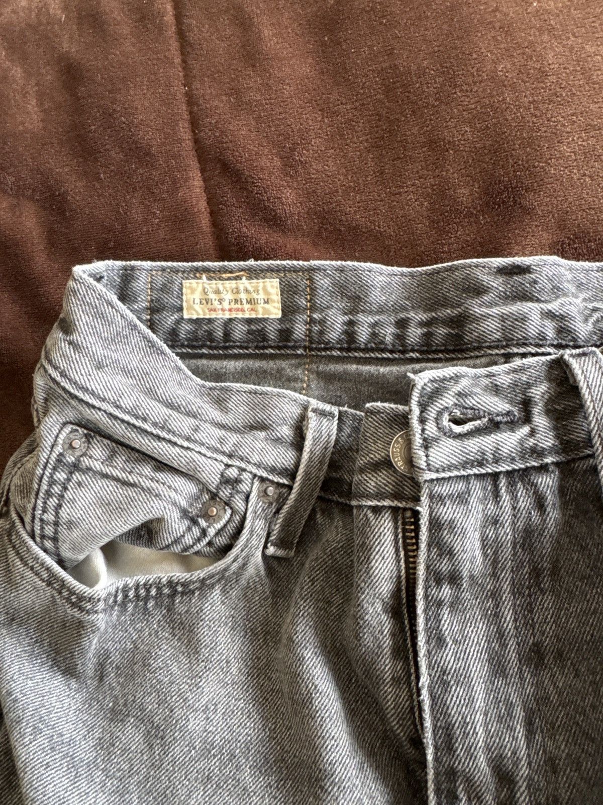 Levi's 568 Levi’s Washed Black Jeans Size US 30 / EU 46 - 3 Thumbnail