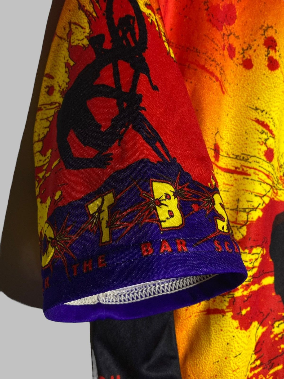 Other 🔥 Y2K BMX BIKE RACE JERSEY AOP PRIMAL XTREME CYBER COLOR Size US L / EU 52-54 / 3 - 7 Thumbnail