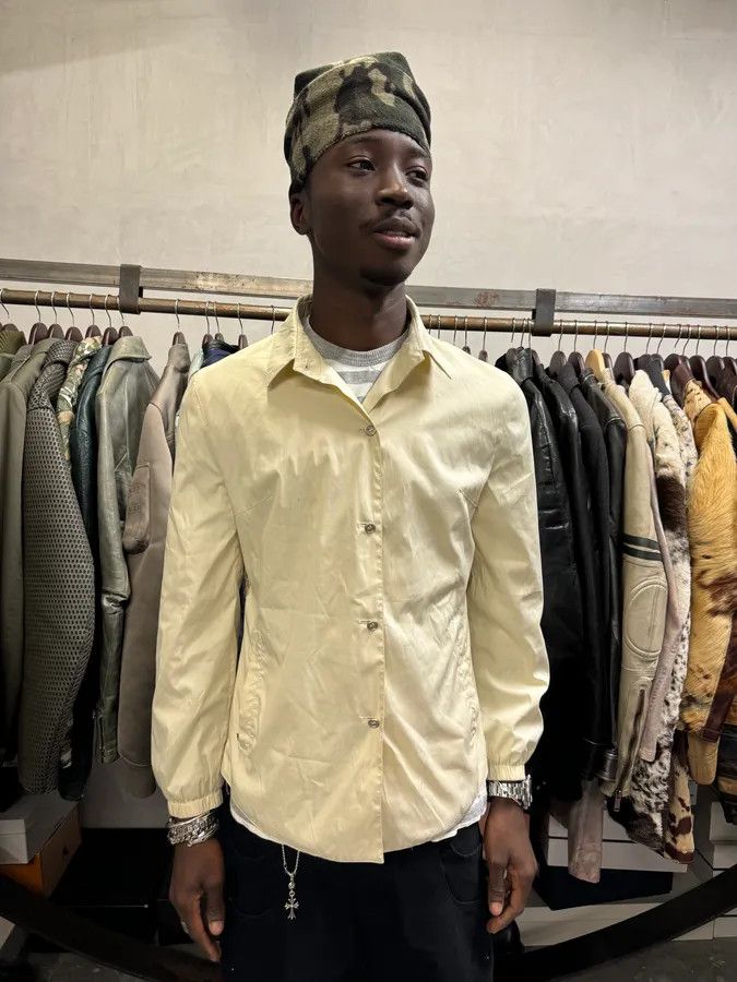 Prada 2000s Prada Cream White Buttoned Jacket Size US S / EU 44-46 / 1 - 2 Thumbnail