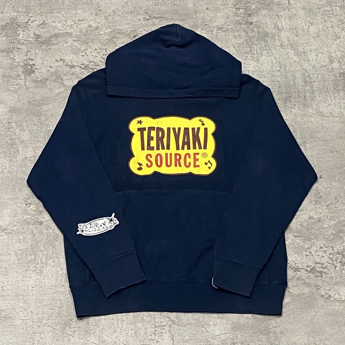 Bape Teriyaki Source Hoodie Navy Size US M / EU 48-50 / 2 - 1 Thumbnail