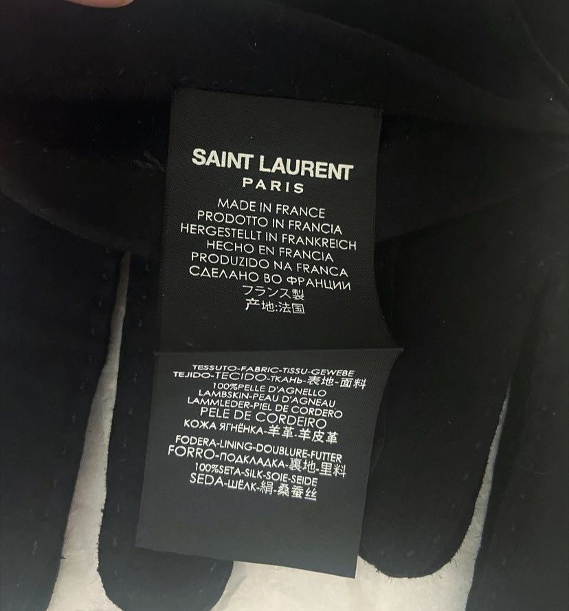 Saint Laurent Paris Saint Laurent Paris - Skeleton Gloves (RARE) Size ONE SIZE - 7 Thumbnail