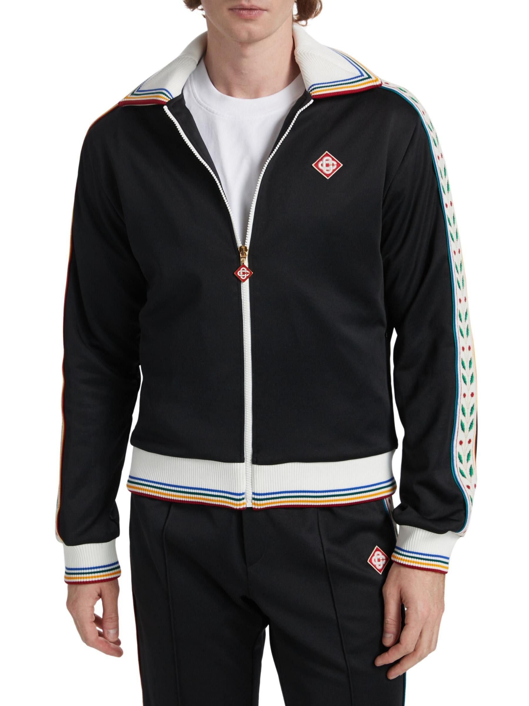 Casablanca os11x0725 Laurel Track Jacket in Multicolor Size US M / EU 48-50 / 2 - 2 Thumbnail