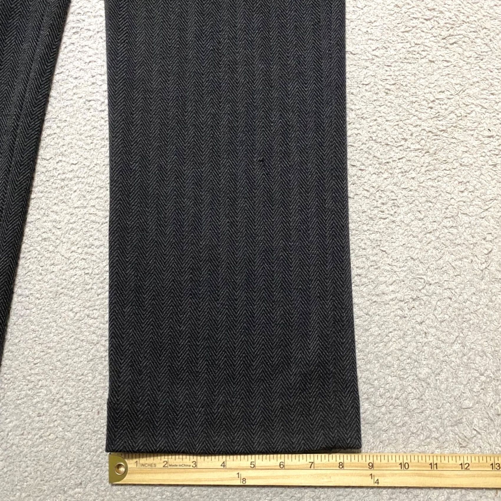 Coldwater Creek Coldwater Creek Women s Gray Striped Straight High Rise Pants Size ONE SIZE - 5 Thumbnail