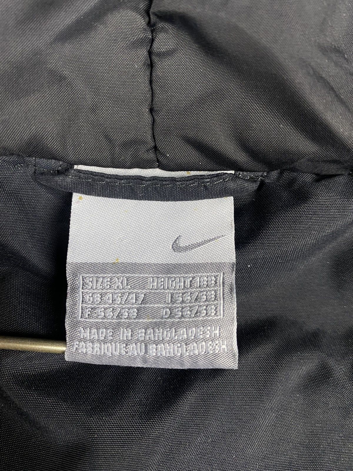 Nike × Vintage Nike Vintage Y2K Black Down Puffer Jacket Size US XL / EU 56 / 4 - 11 Thumbnail